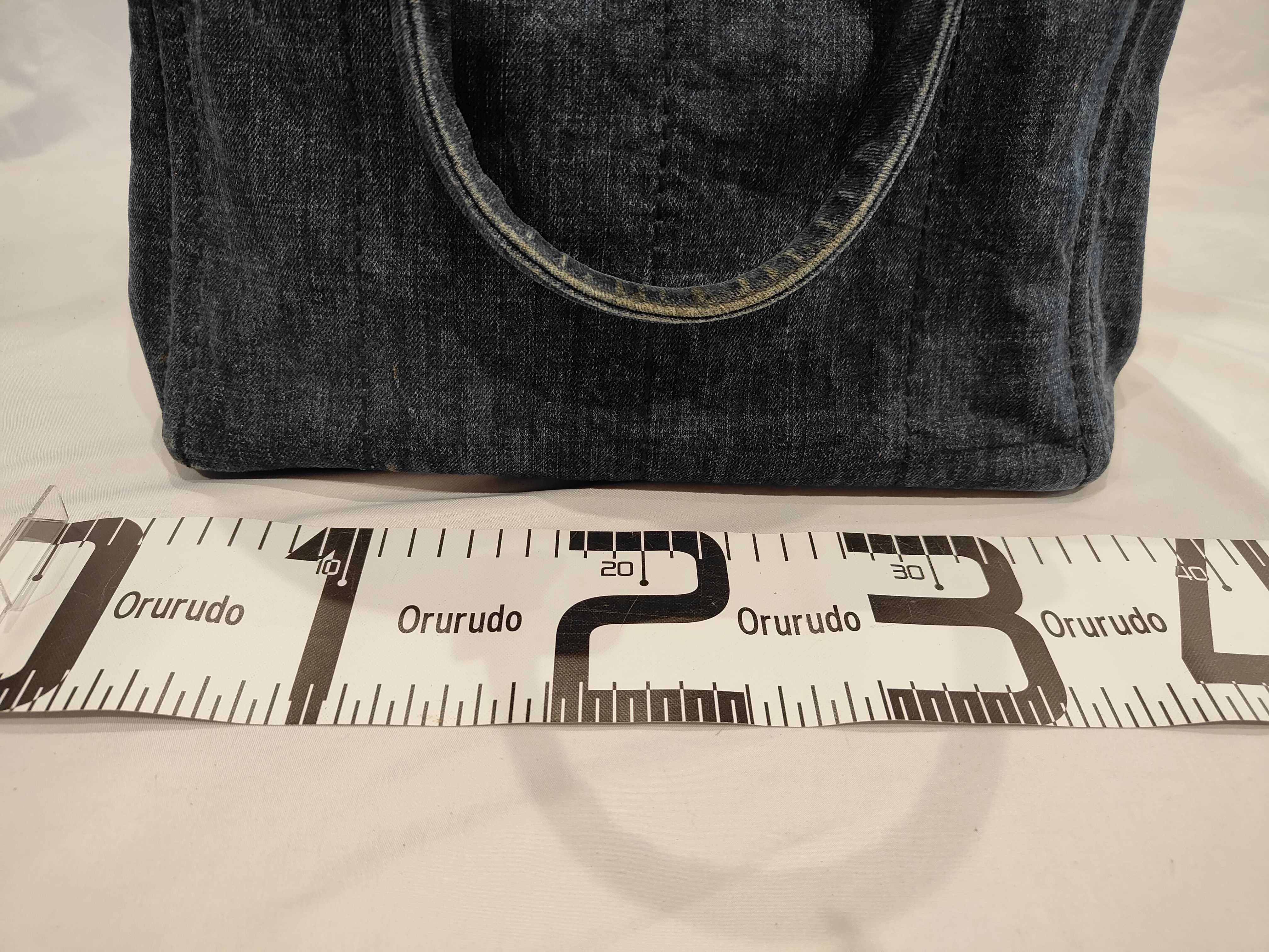 denim tote bag — view 2