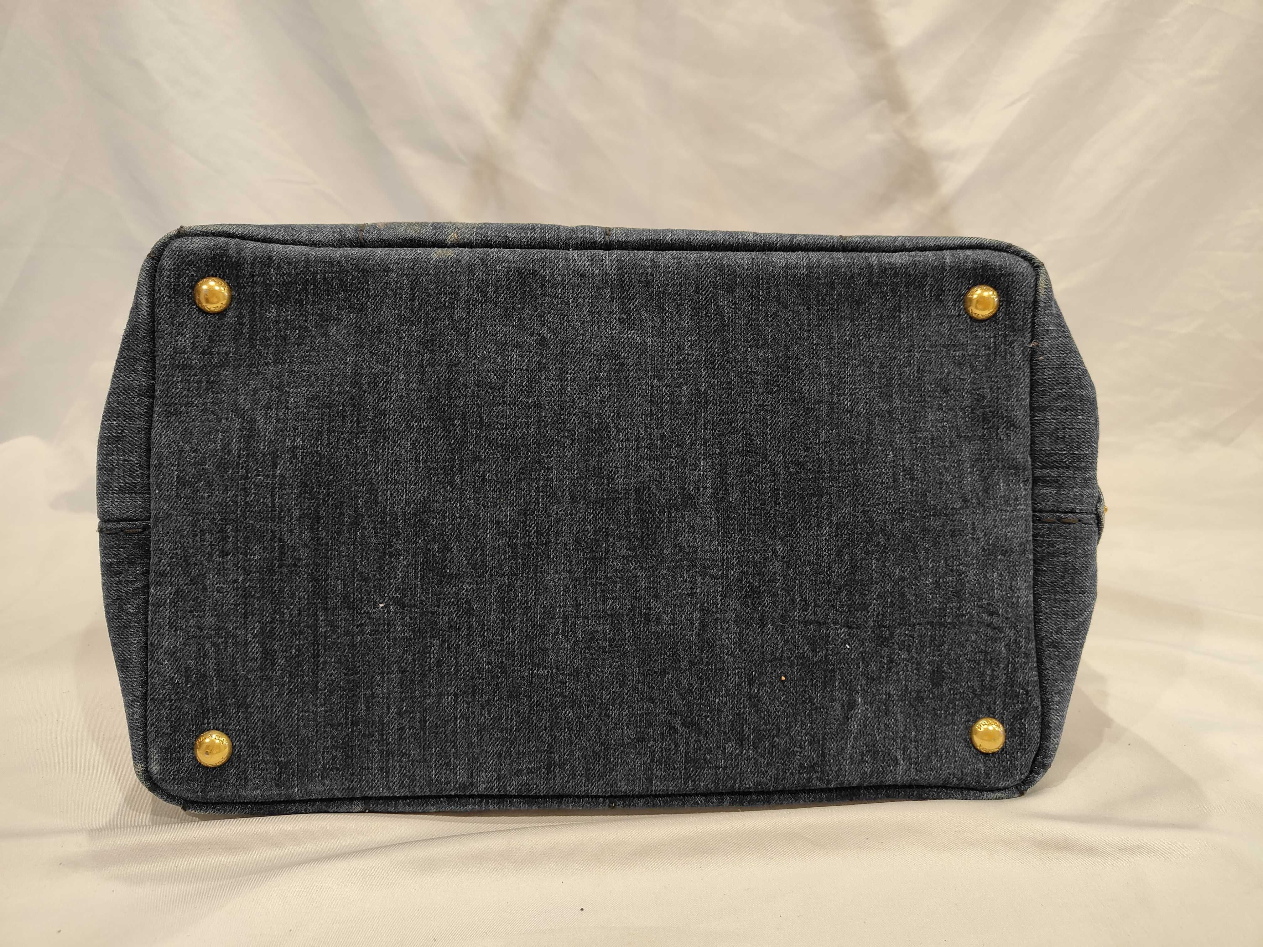 denim tote bag — view 3