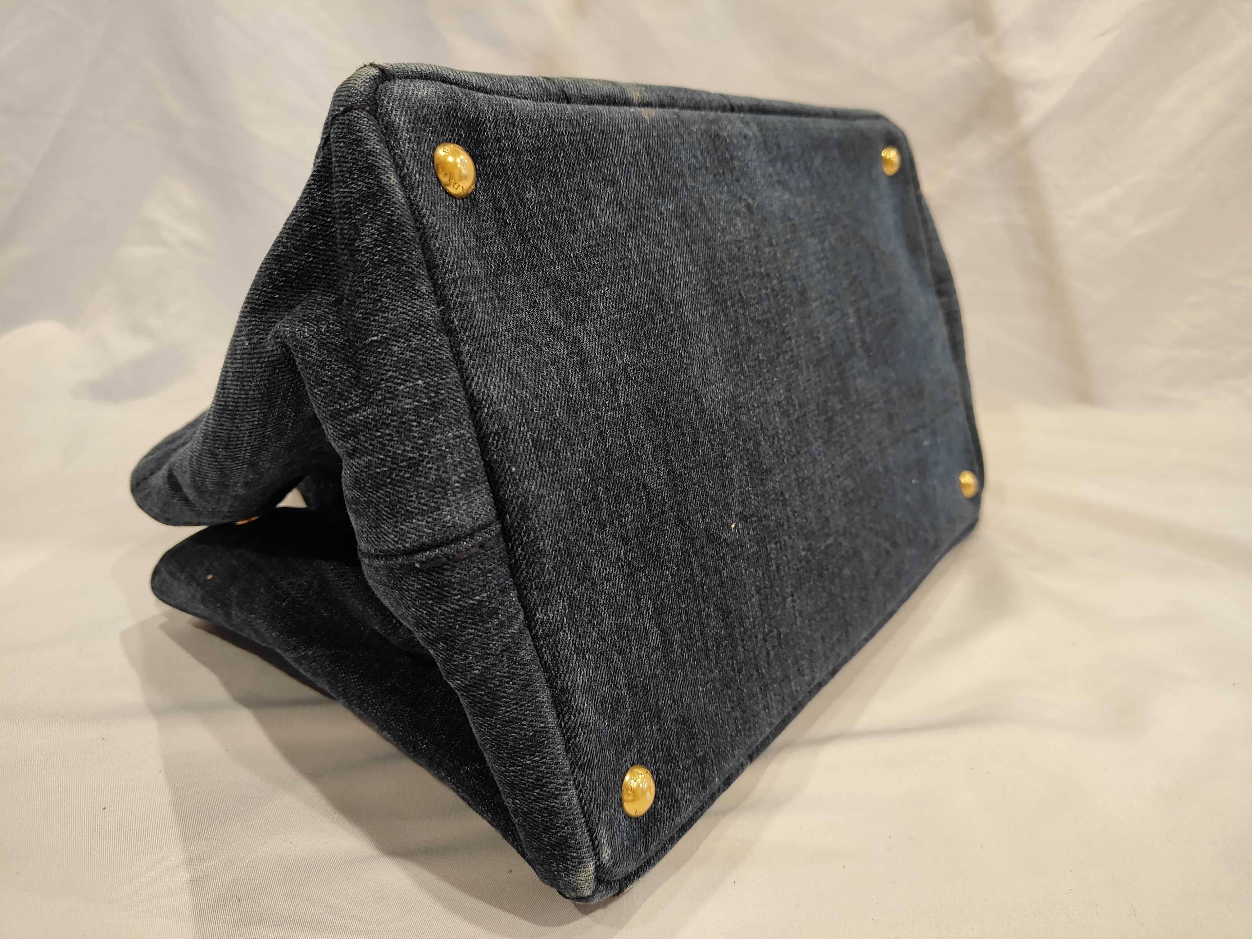 denim tote bag — view 4