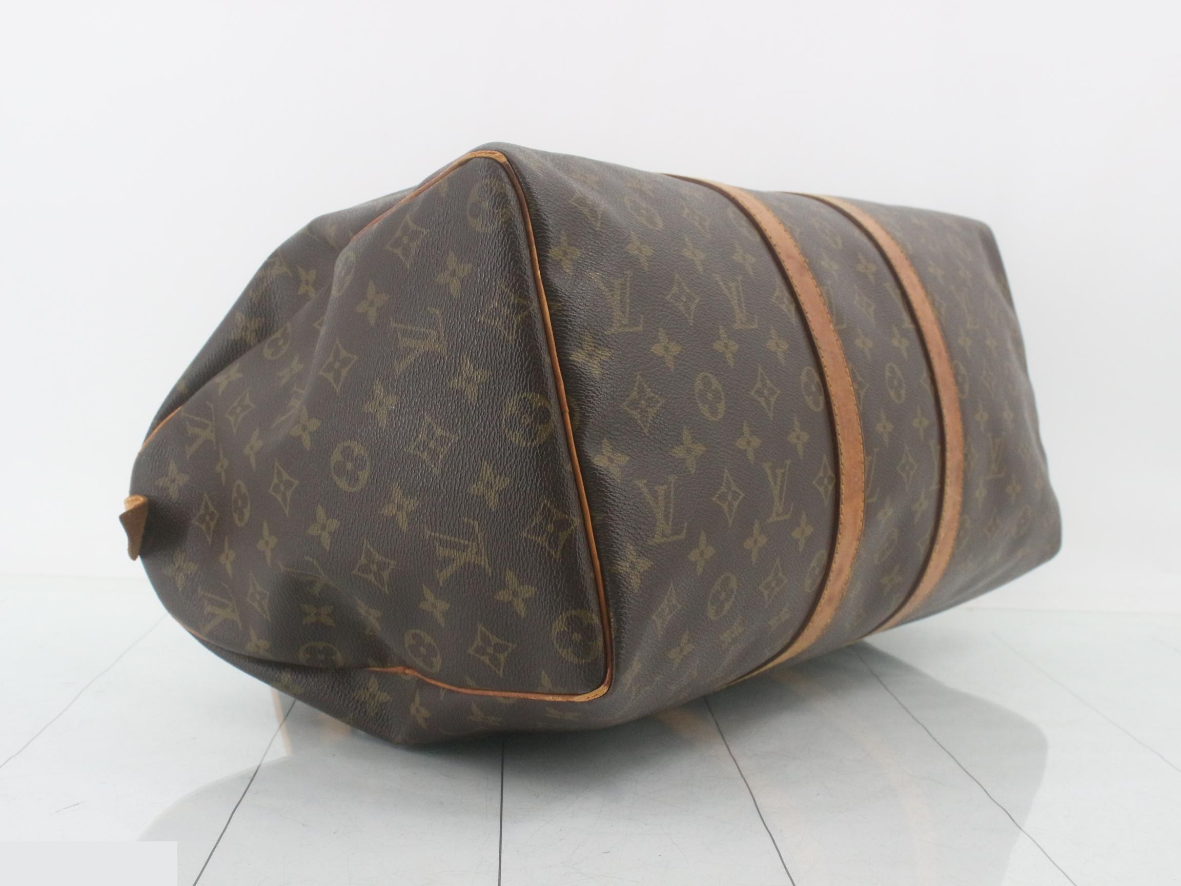 M41428 Keepall 45 Monogram Boston Bag, Brown Leather — view 5