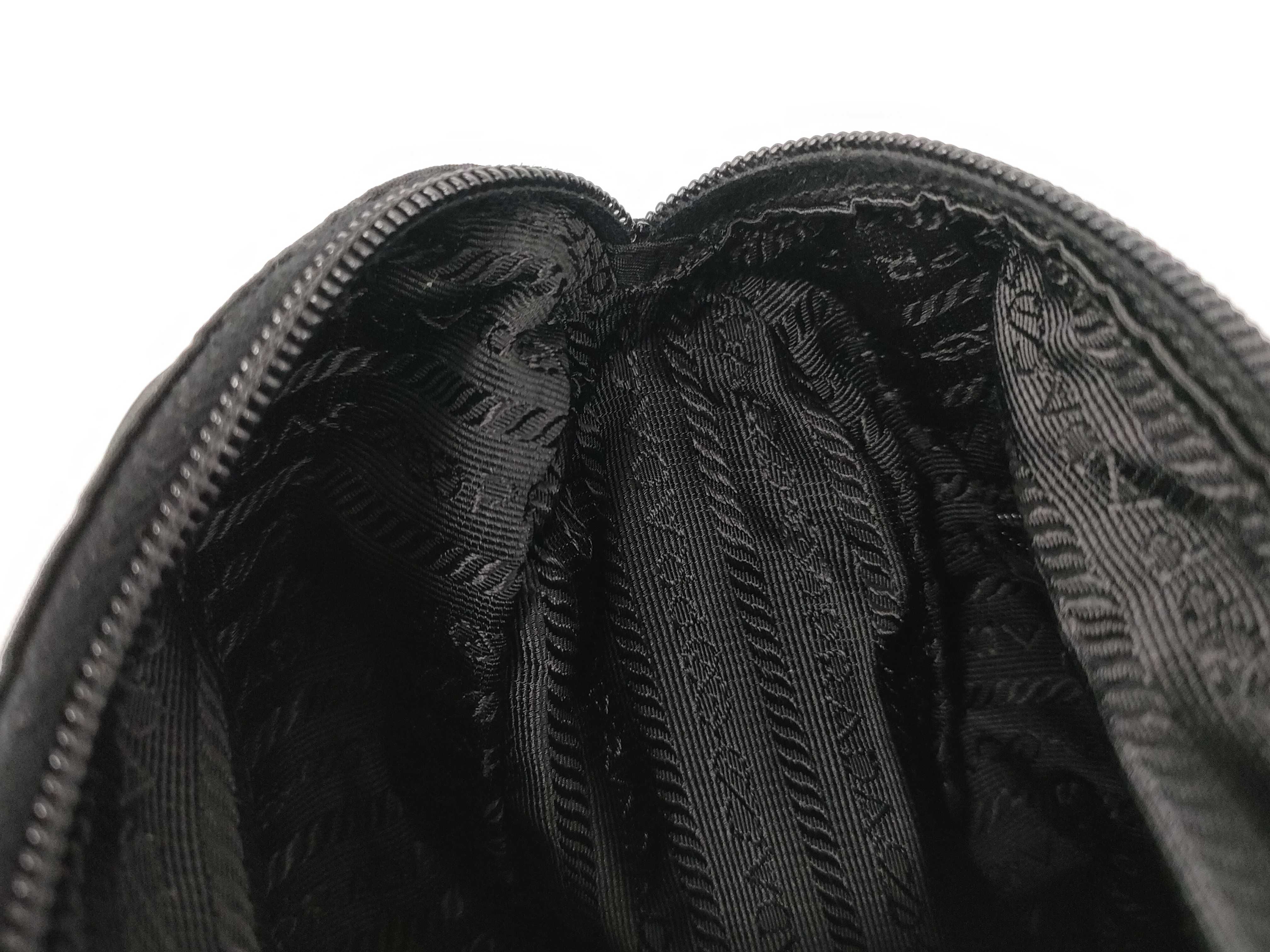 Nylon Prada Shoulder Bag Messenger Nylon Triangle Logo Shoulder Bag — view 10
