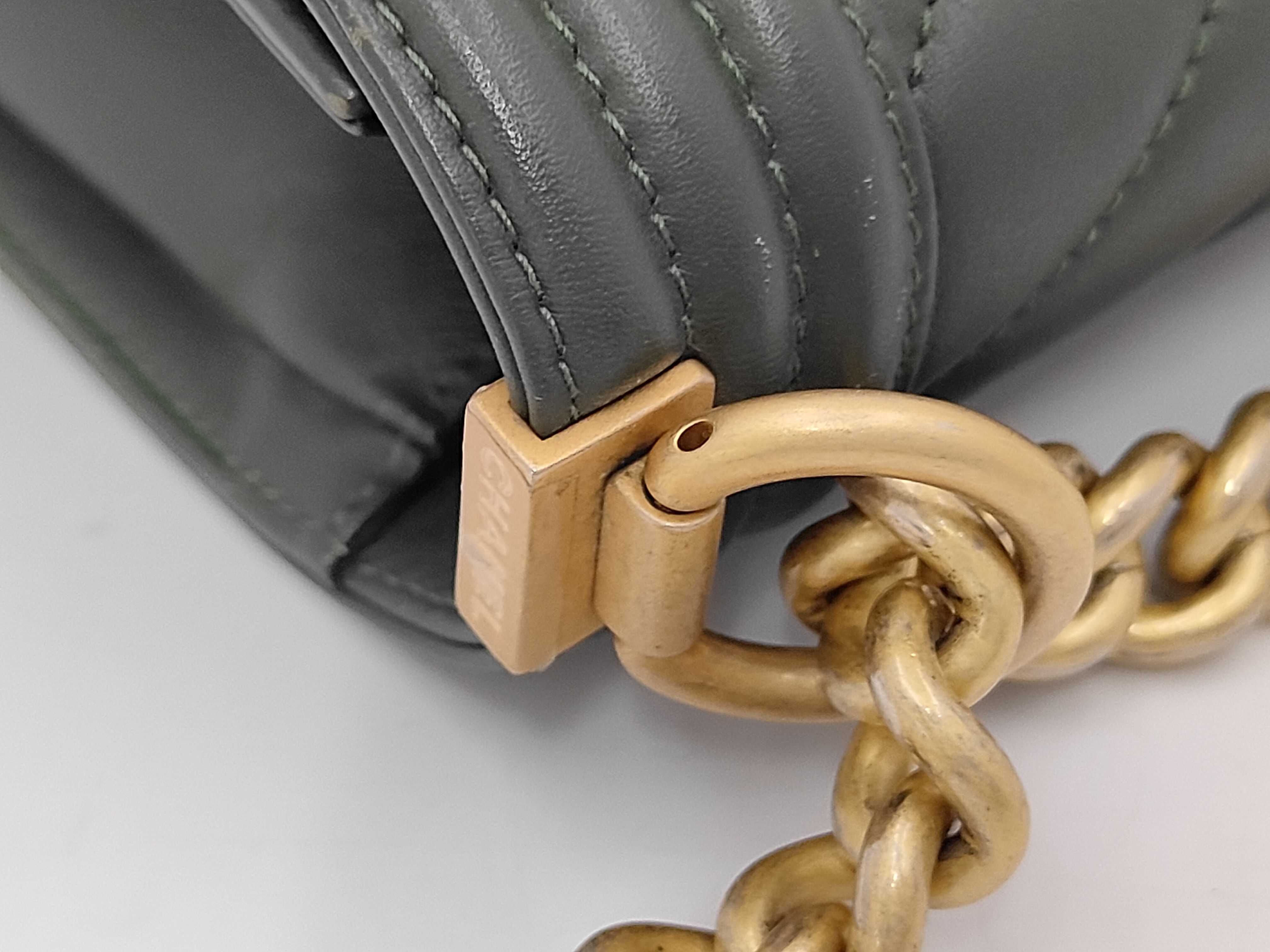 Boy Chanel / Matelassé 24 series Vintage Gold Hardware Shoulder Bag — view 5