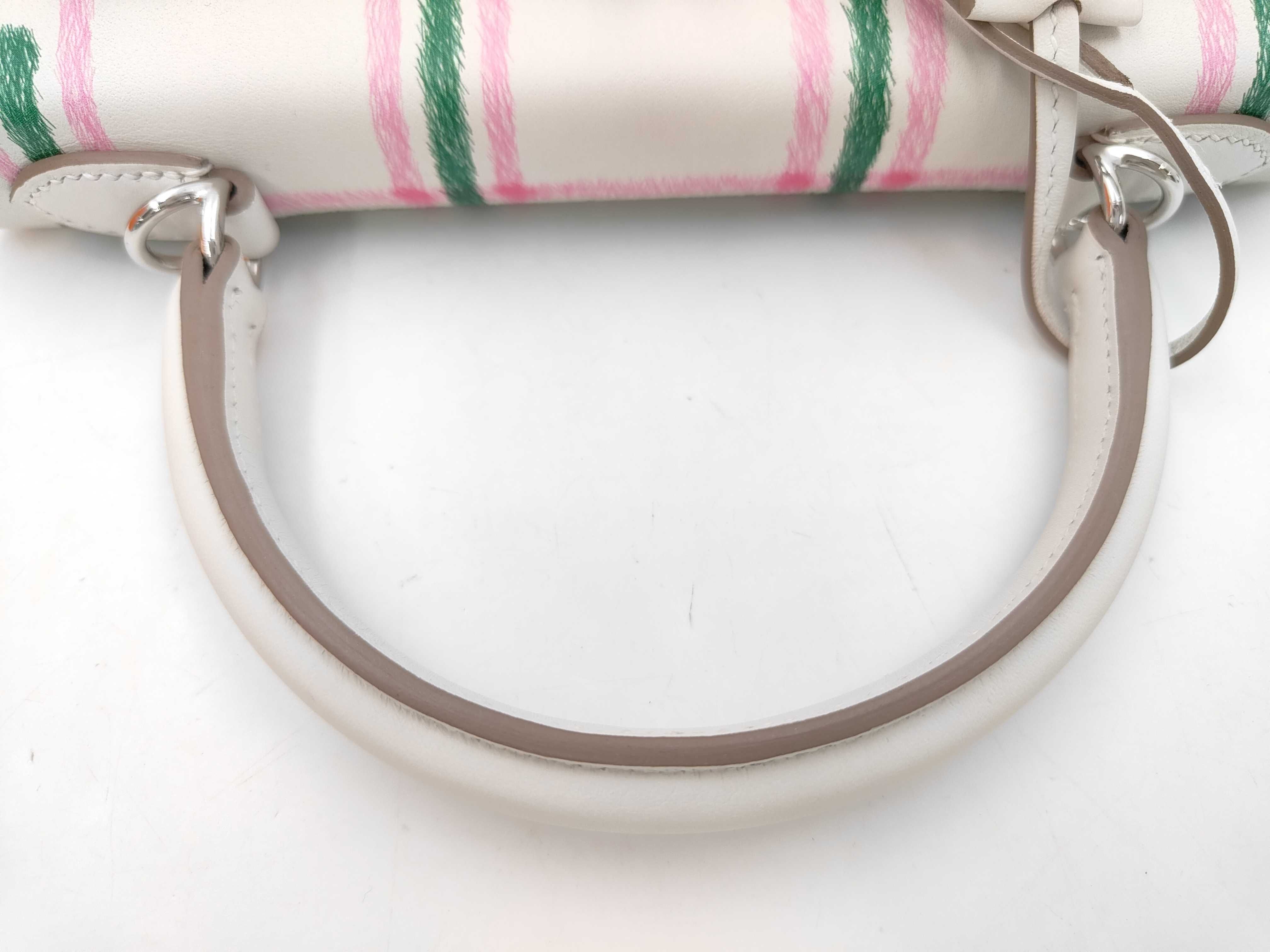 Kelly Tartan Light Swift Silver Hardware K Stamp Handbag — view 5