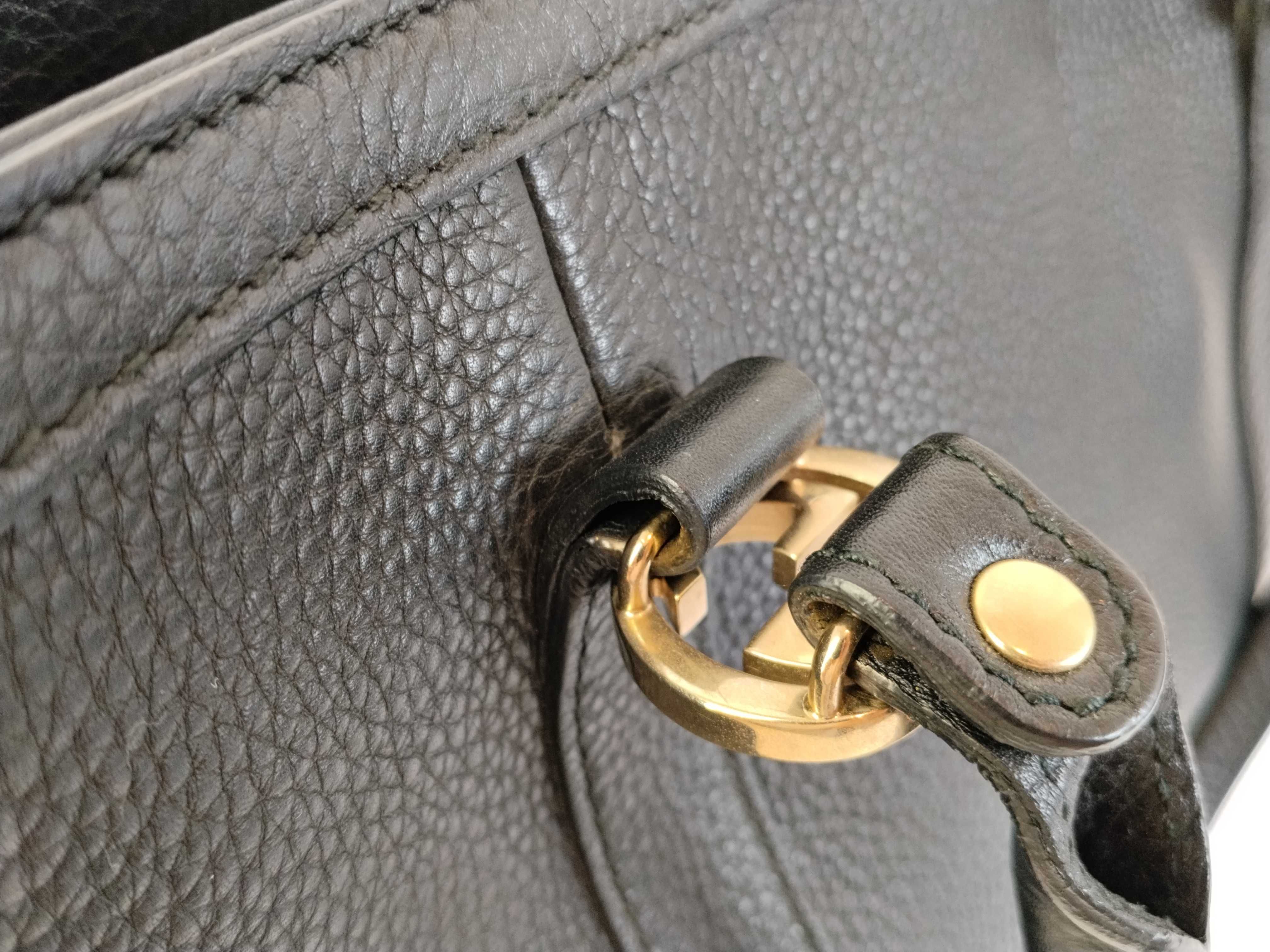 Miss GG Leather Tote Bag, Black, 353122 (Tote Bag) — view 5