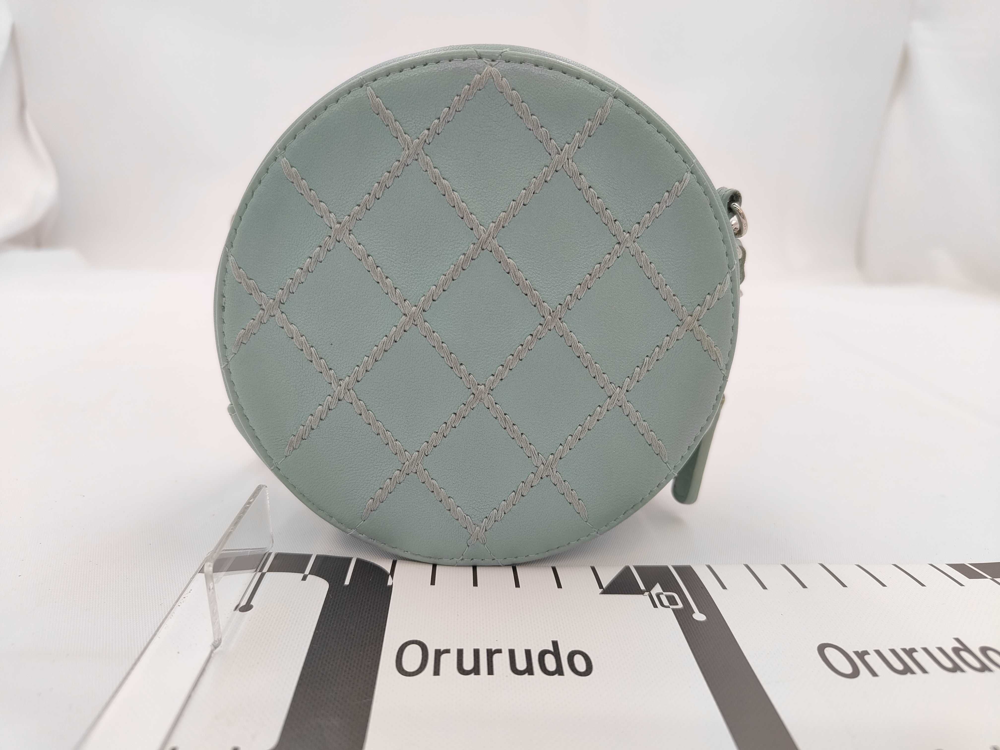 Mint Green Round Mini Bag Shoulder Bag — view 2