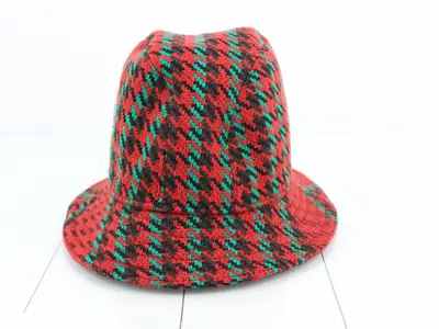 Tweed Hat, Interlocking, Red