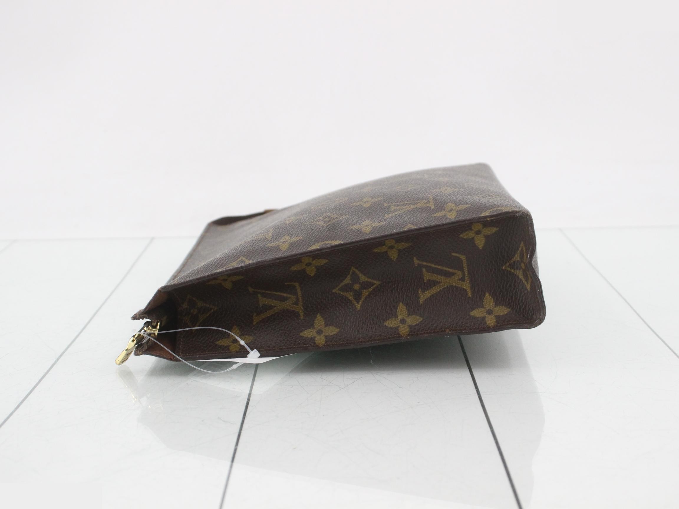 Monogram Clutch Bag/Cosmetic Pouch, Pochette Toilette 26 — view 4