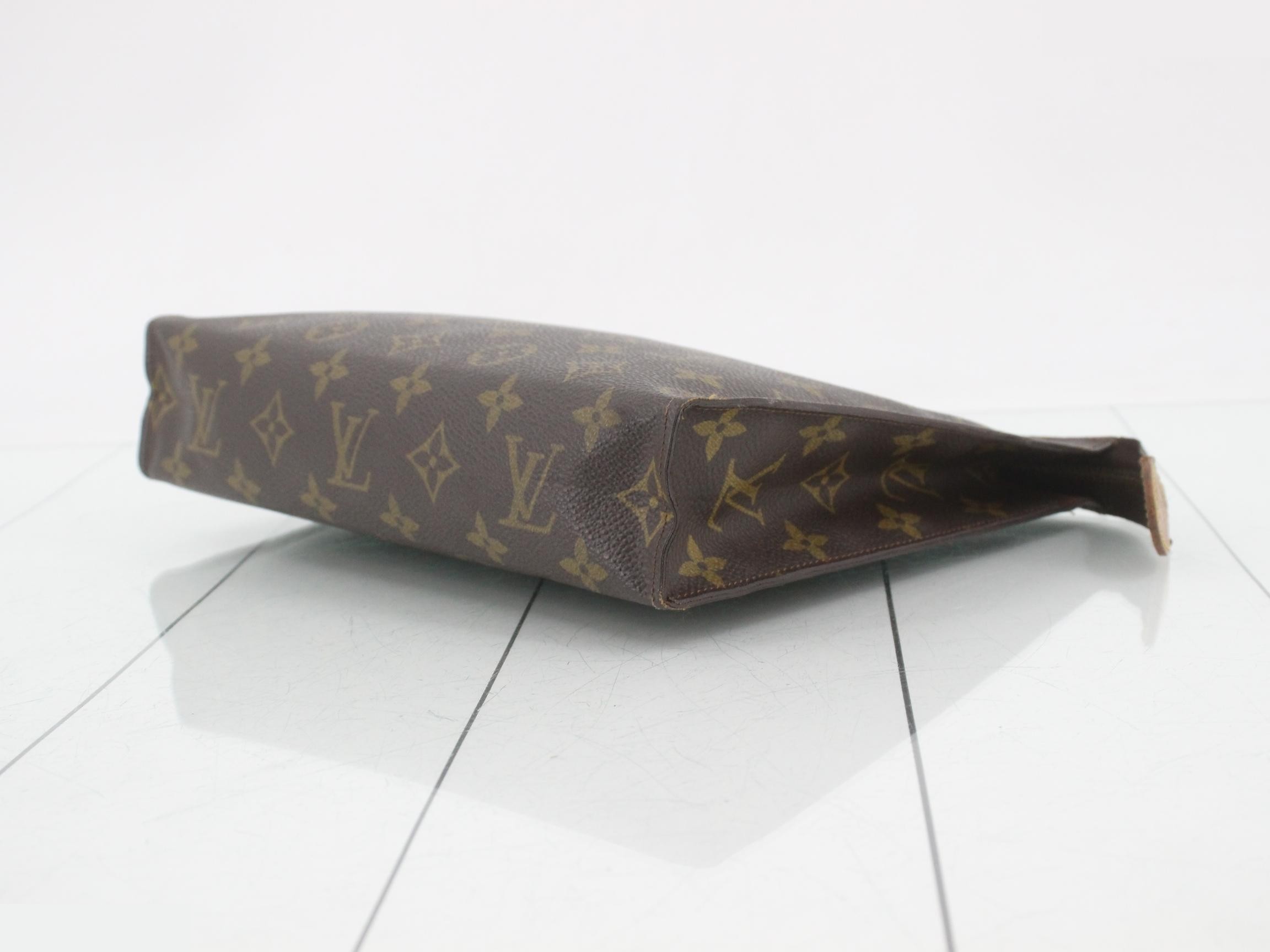 Monogram Clutch Bag/Cosmetic Pouch, Pochette Toilette 26 — view 6