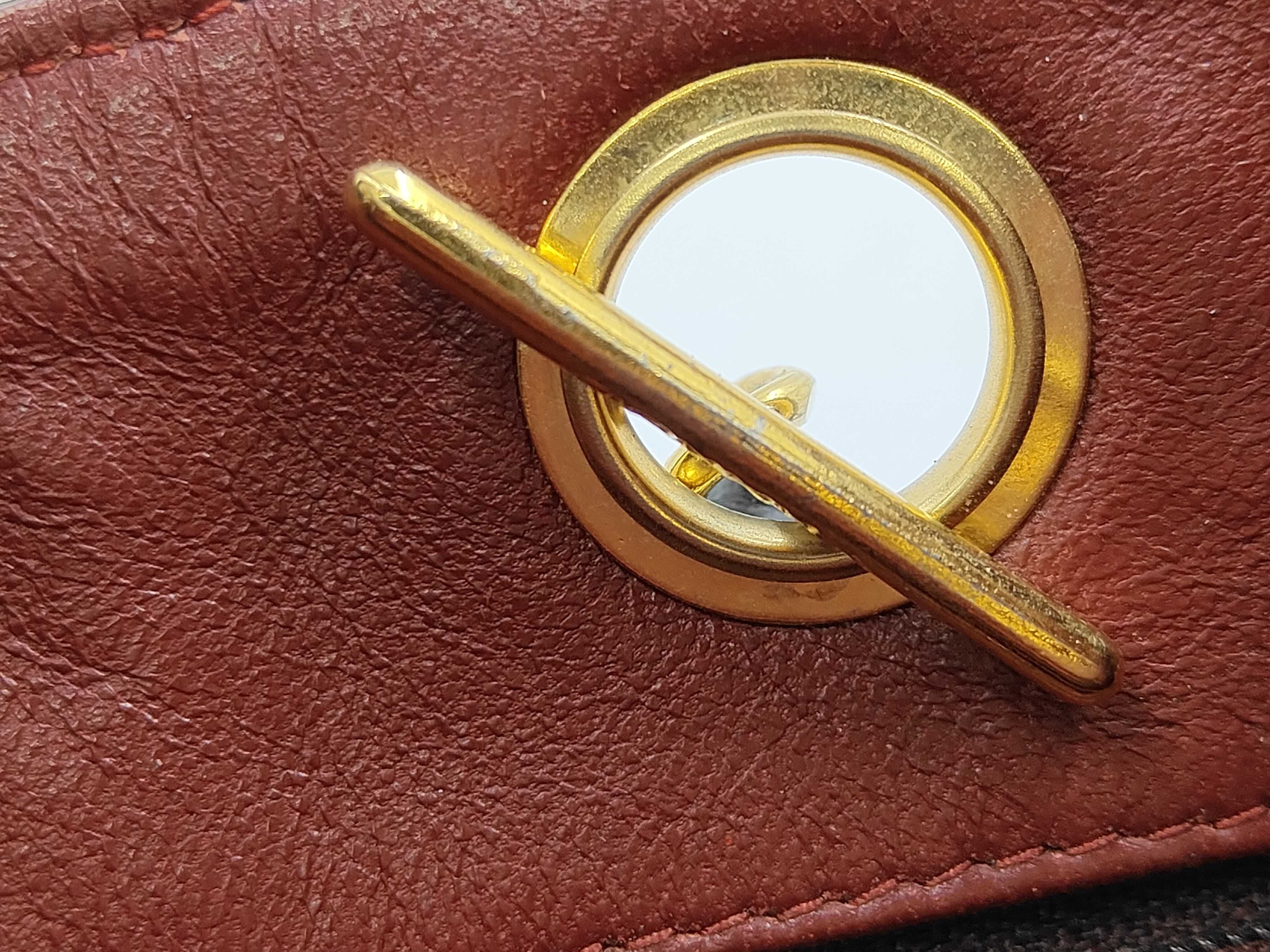 Coco Mark Turnlock Chain Tote Bag Shoulder Bag — view 12