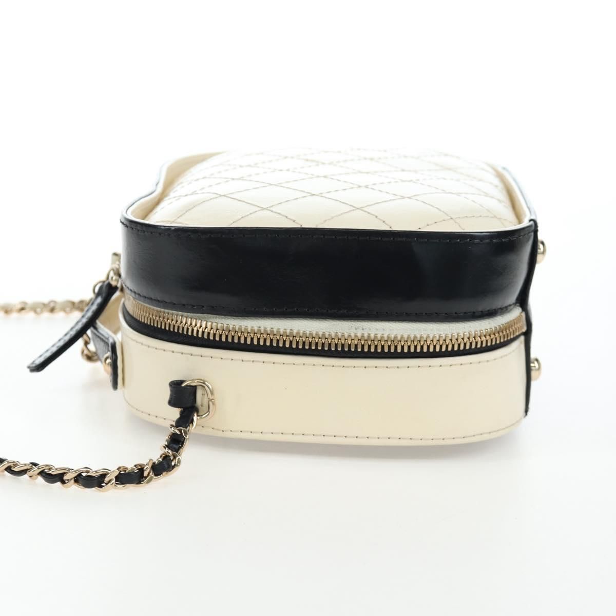 Small CC Quilted Crumpled Calfskin Vanity Case — view 3