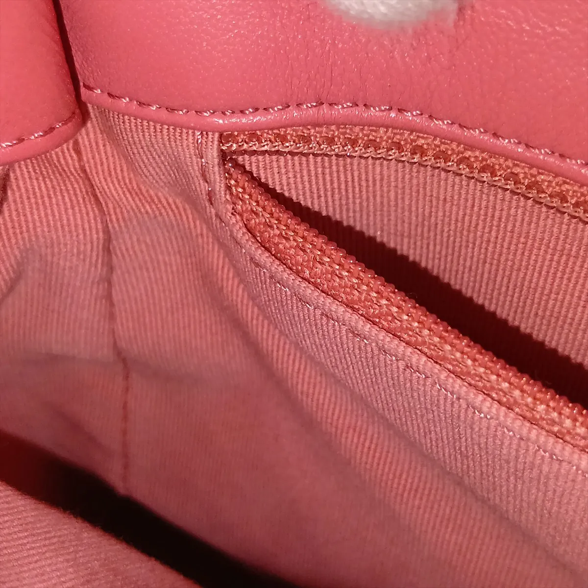 Matelassé Lambskin Chain Shoulder Bag, Pink with Gold Hardware, LCHPHHCG, Random Plate — view 12