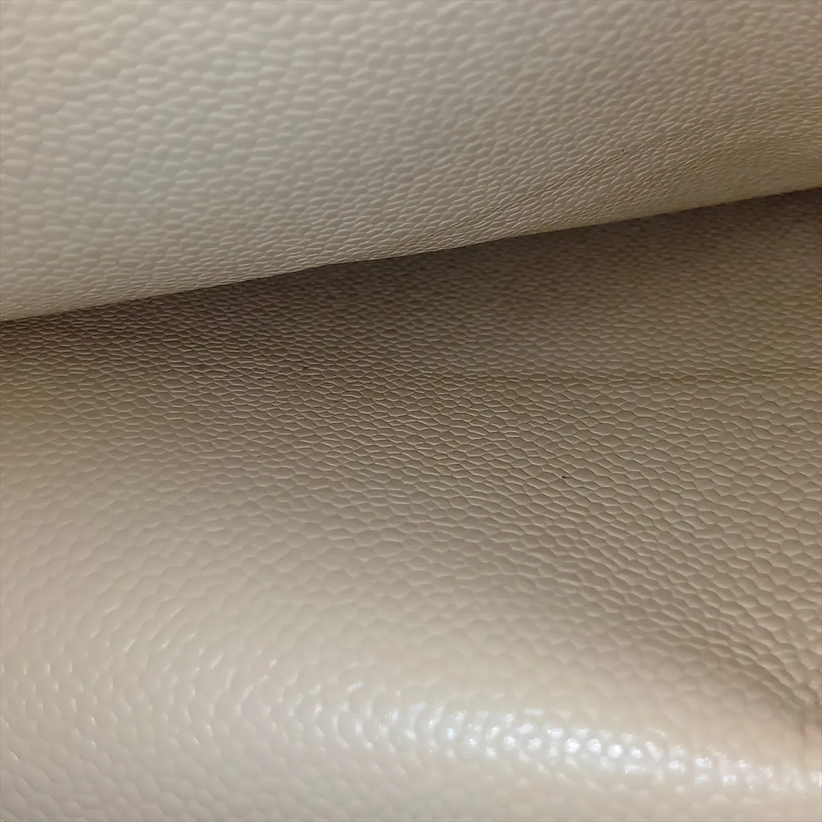 [Individually packaged] Chanel Large Matelassé 30 Caviar Skin Double Flap Double Chain Bag, Beige, Gold Hardware, 24004180, Serial Number 24, A58600 — view 11