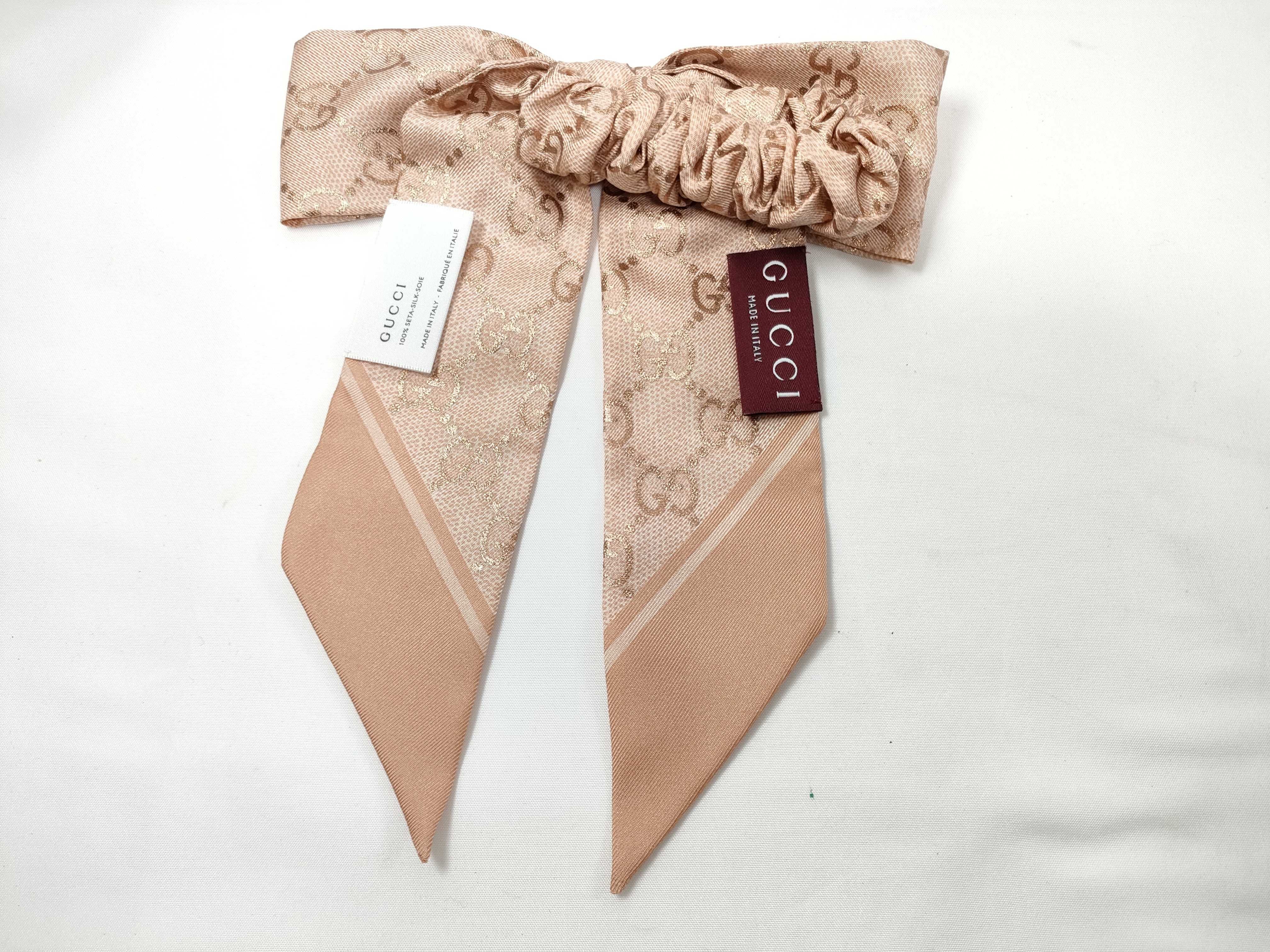 Brand New, Unused GG Ribbon Scrunchie 816541 (Includes Box and Bag) - Hair Accessory — view 2