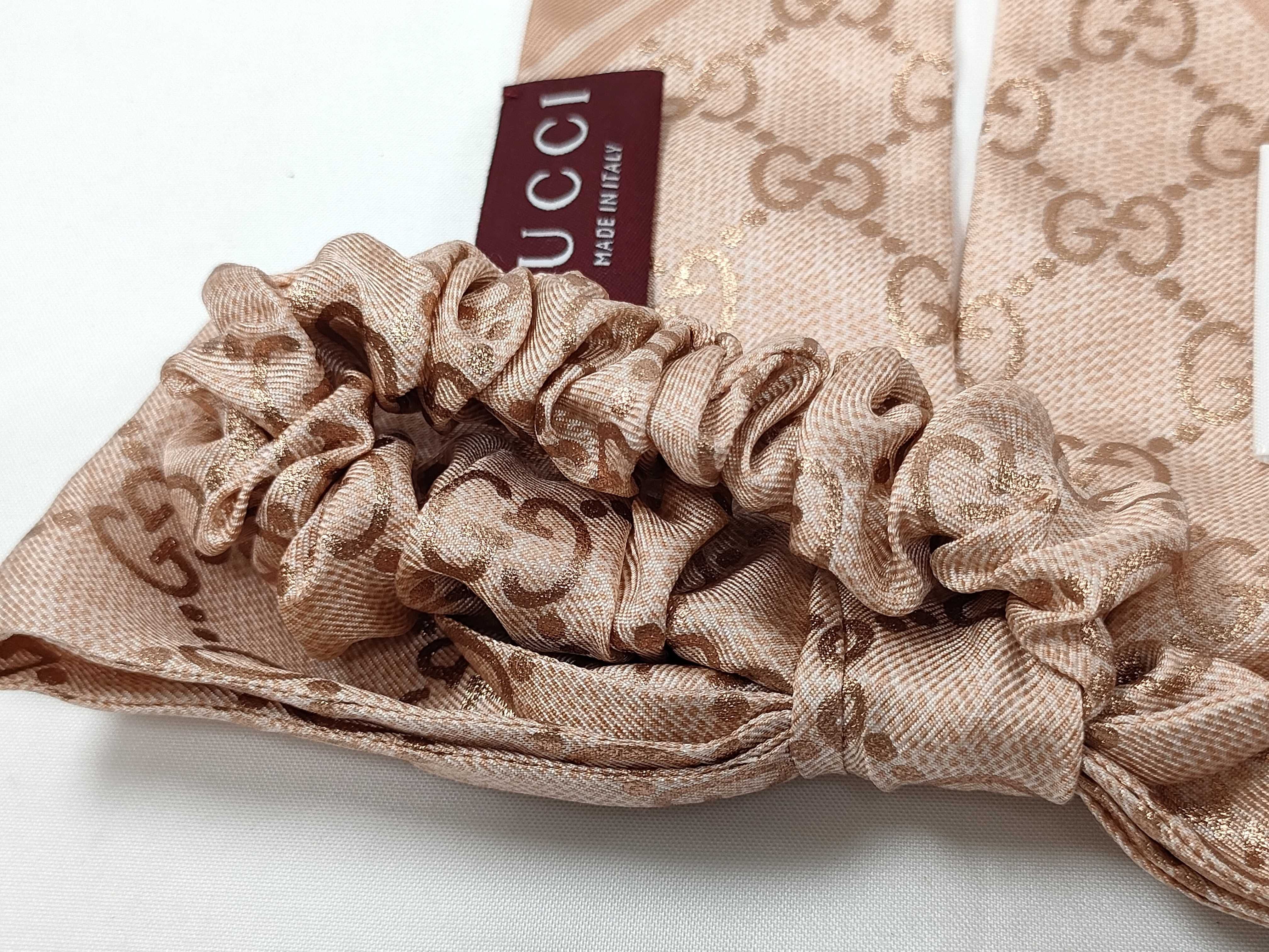 Brand New, Unused GG Ribbon Scrunchie 816541 (Includes Box and Bag) - Hair Accessory — view 5