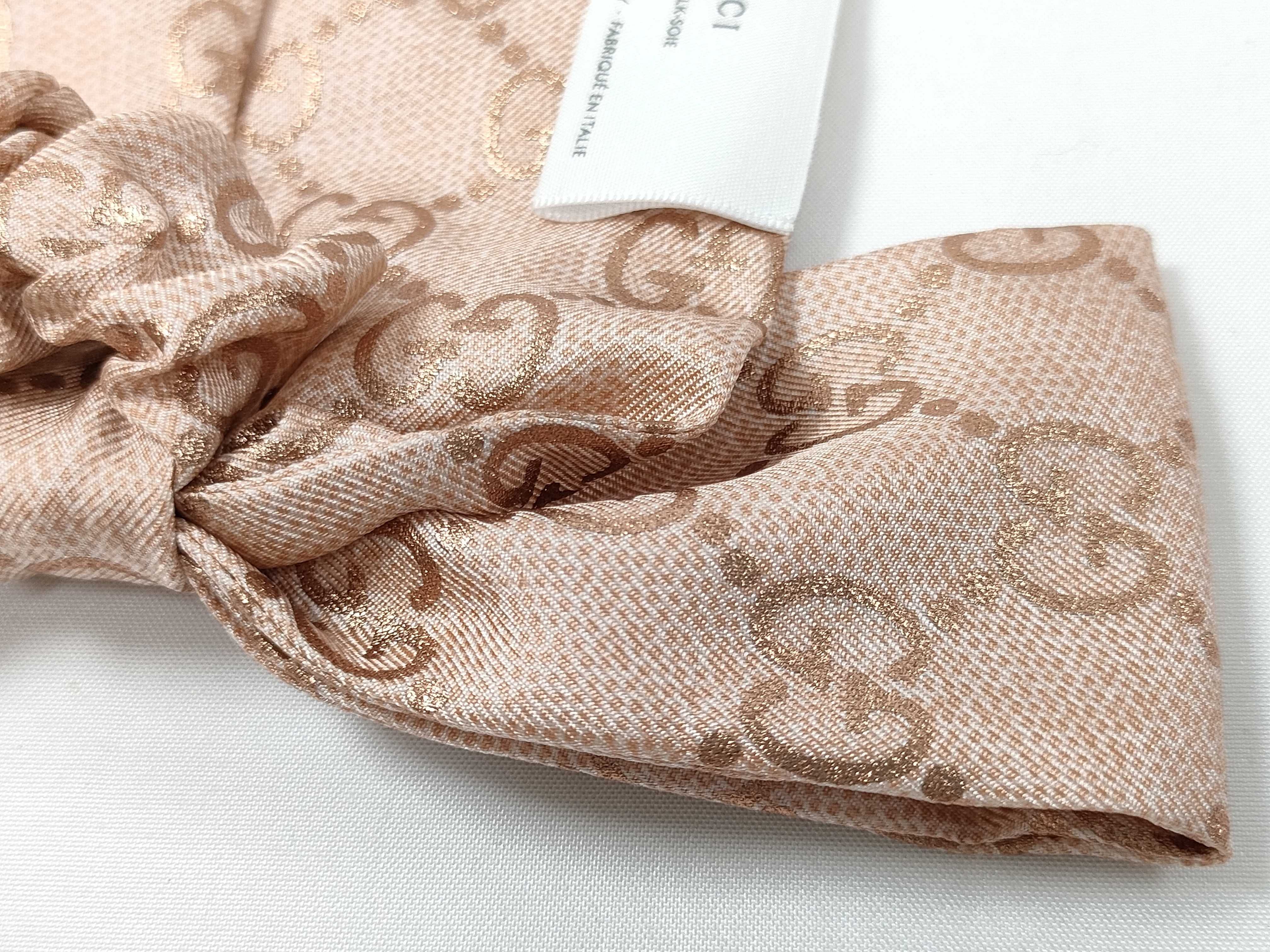Brand New, Unused GG Ribbon Scrunchie 816541 (Includes Box and Bag) - Hair Accessory — view 6