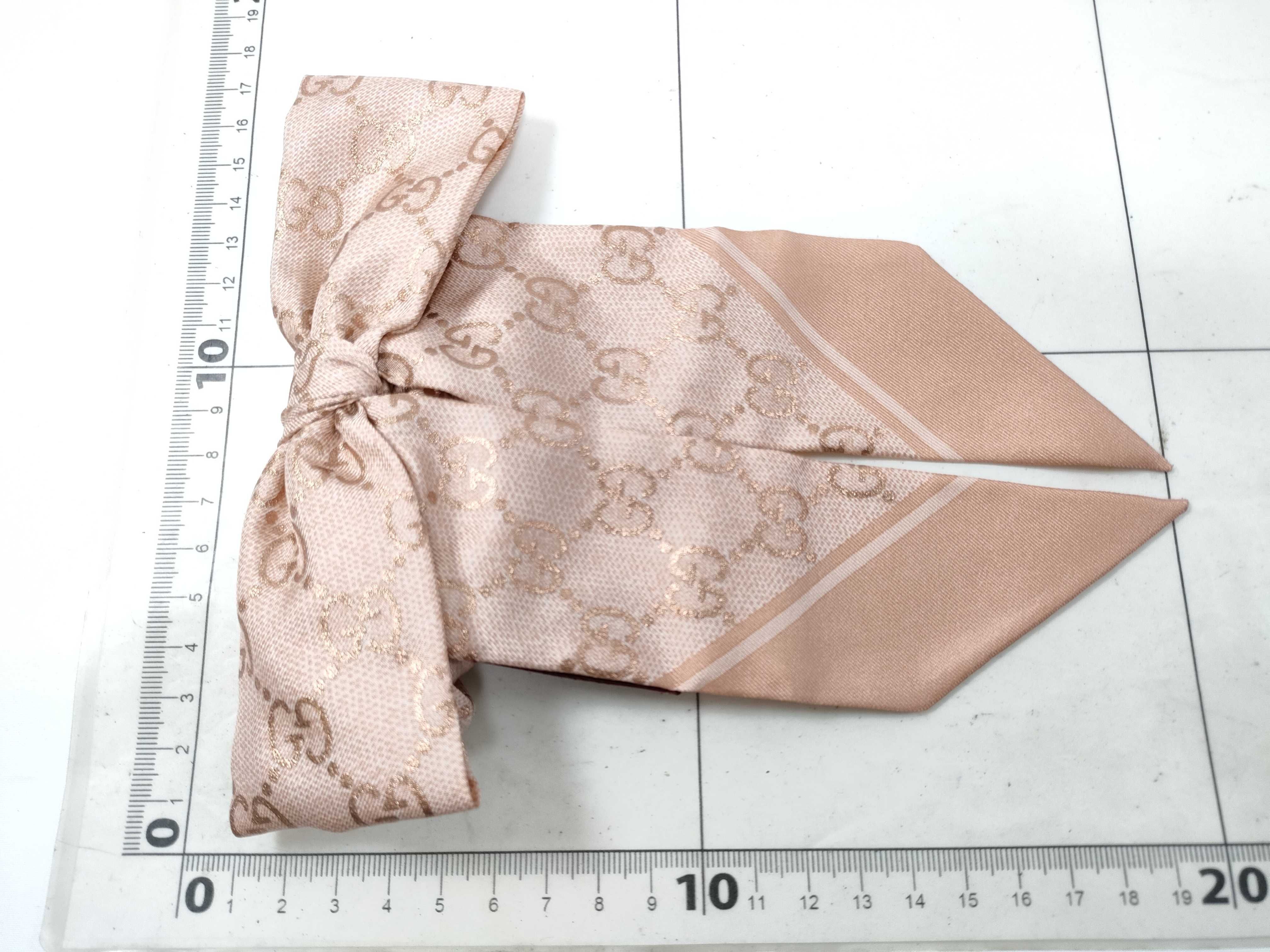 Brand New, Unused GG Ribbon Scrunchie 816541 (Includes Box and Bag) - Hair Accessory — view 7