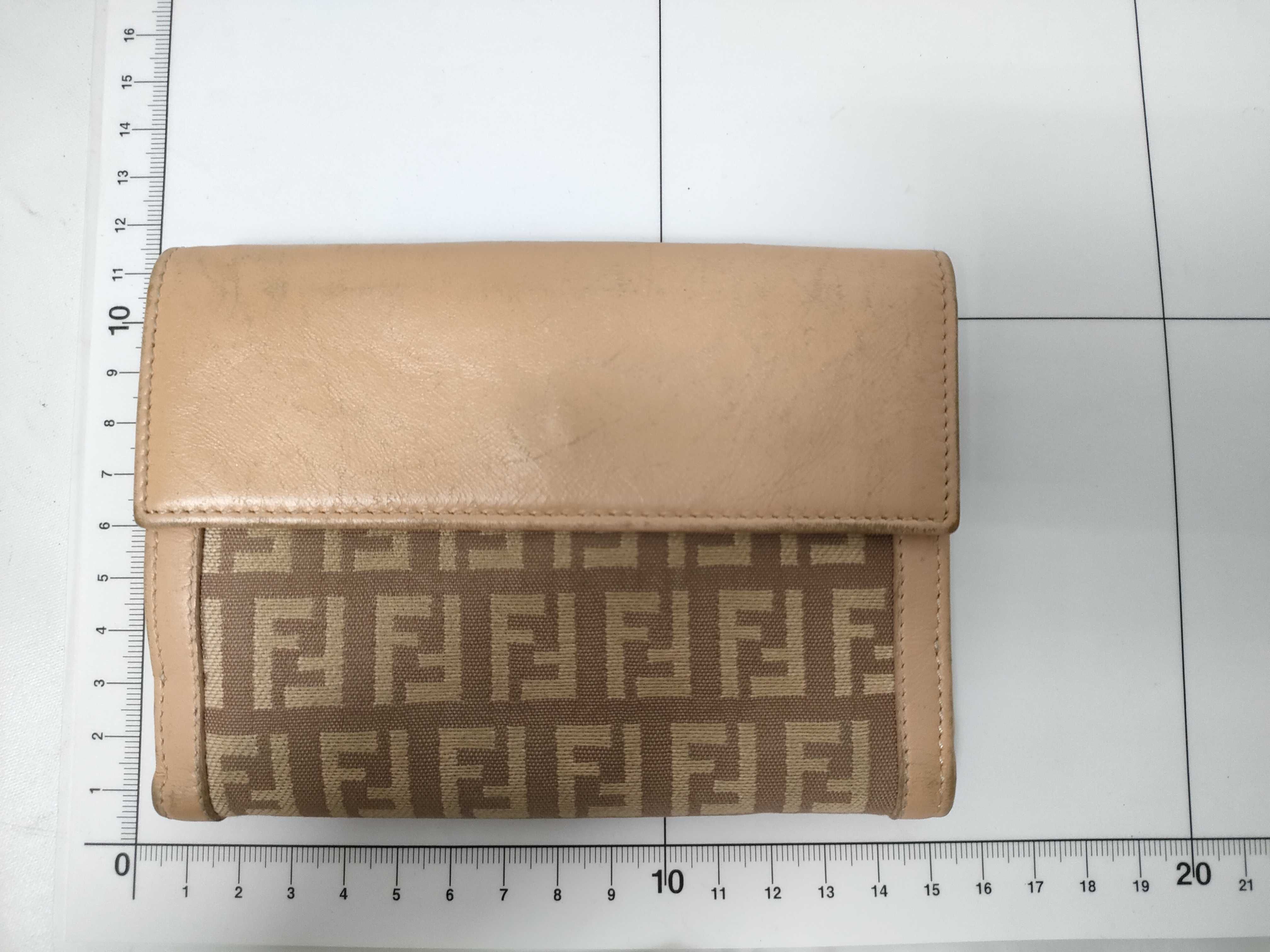 Zucca pattern Fendi bi-fold wallet Zucchino wallet — view 14