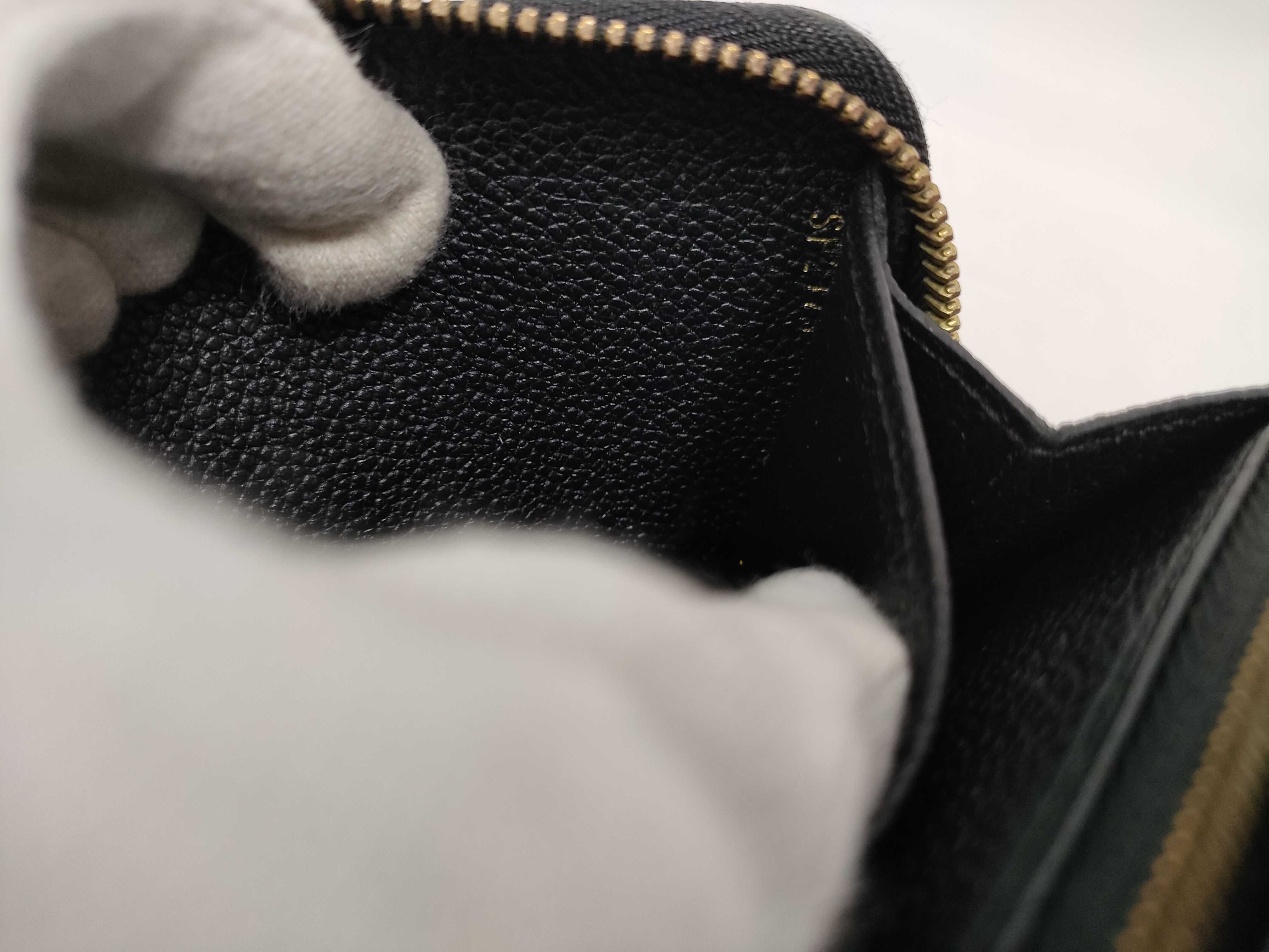 Monogram Empreinte Louis Vuitton Zippy Wallet Monogram Empreinte Noir M61864 SP2175 Wallet — view 12