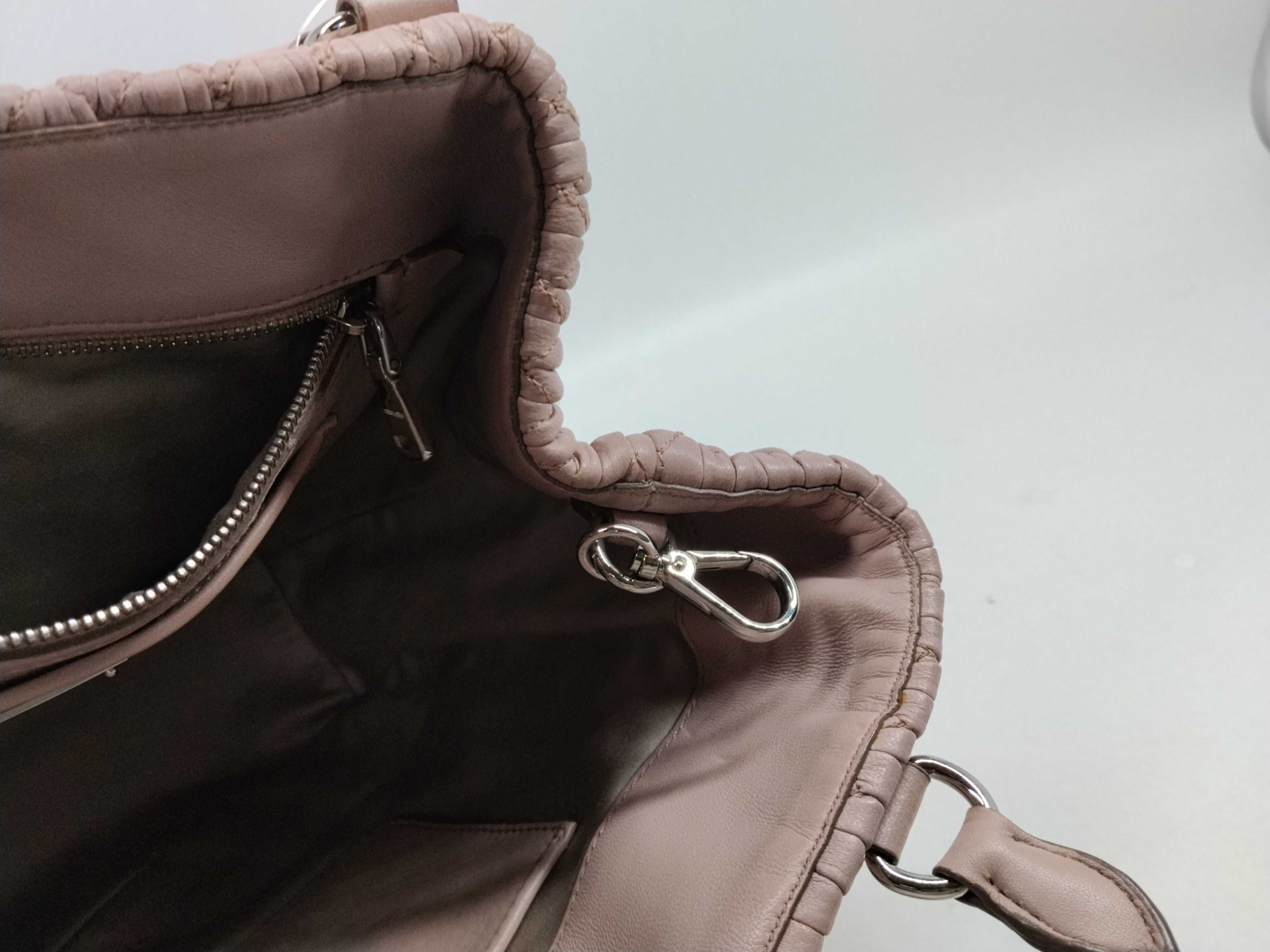 2-way/pink beige handbag — view 9