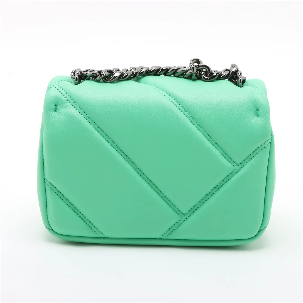 Bulgari Serpenti Leather 2WAY Shoulder Bag Green — view 2