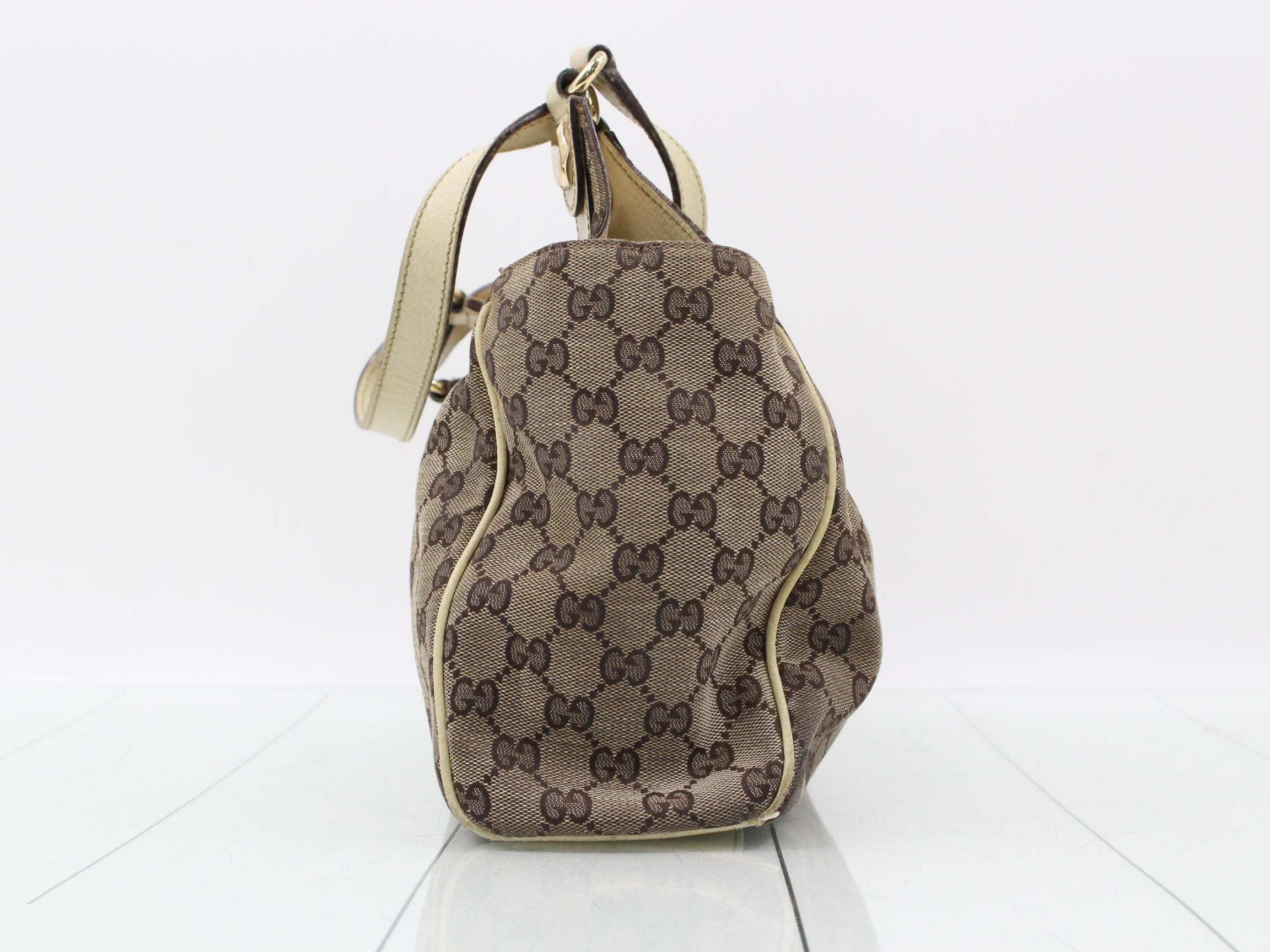 GG Canvas Leather Handbag — view 3