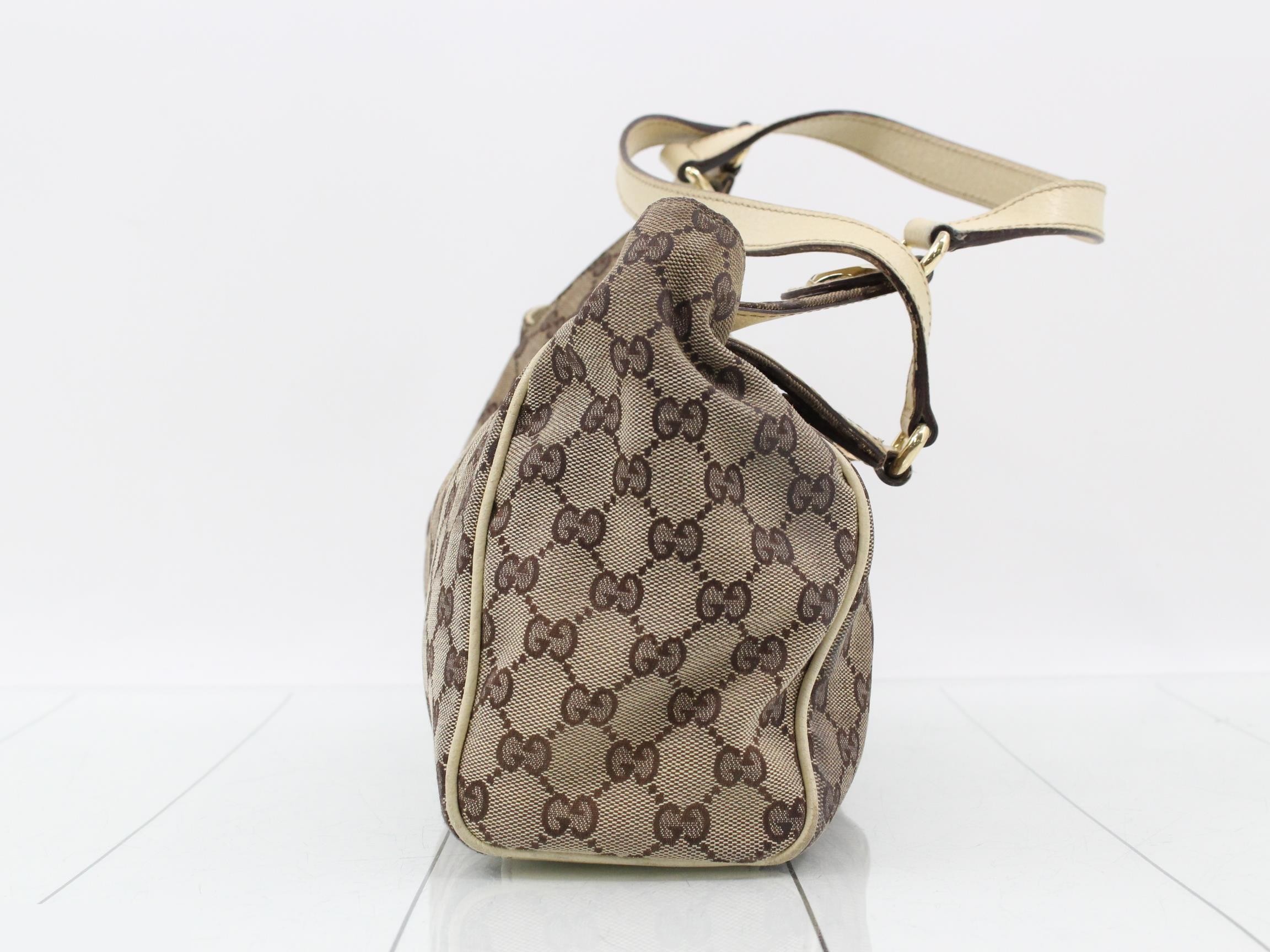 GG Canvas Leather Handbag — view 4