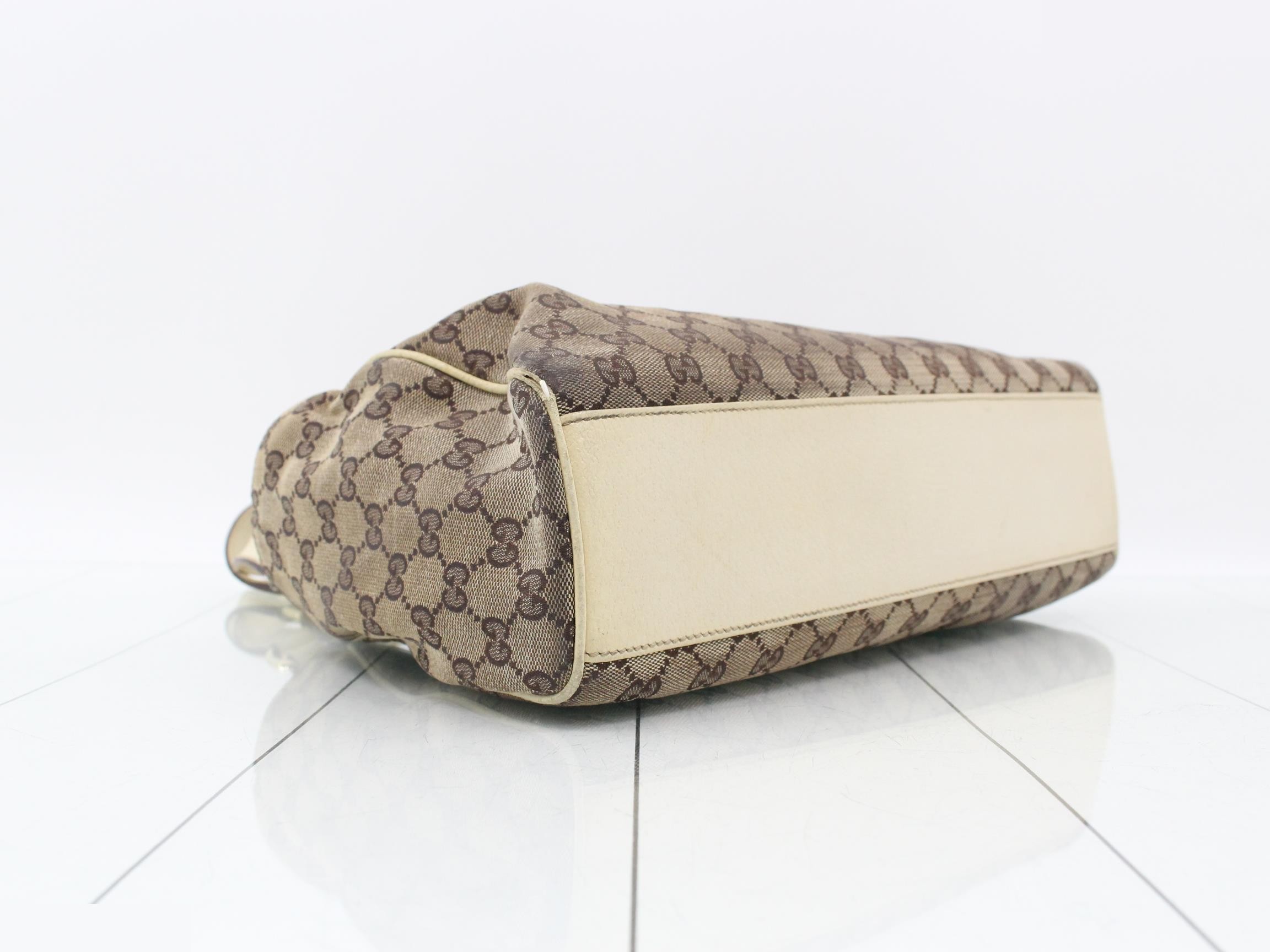 GG Canvas Leather Handbag — view 5