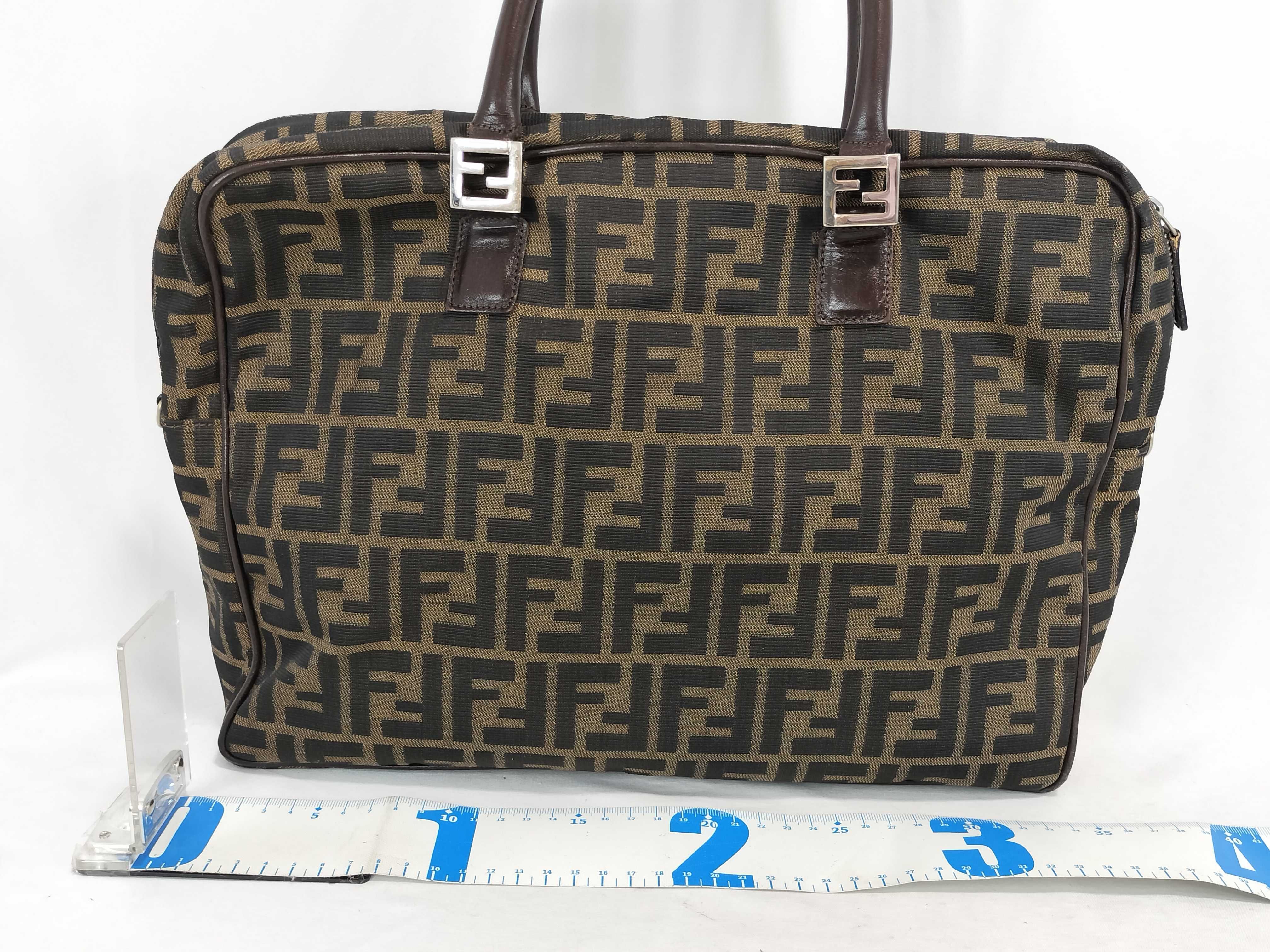 Zucca pattern briefcase business handbag business bag — view 2