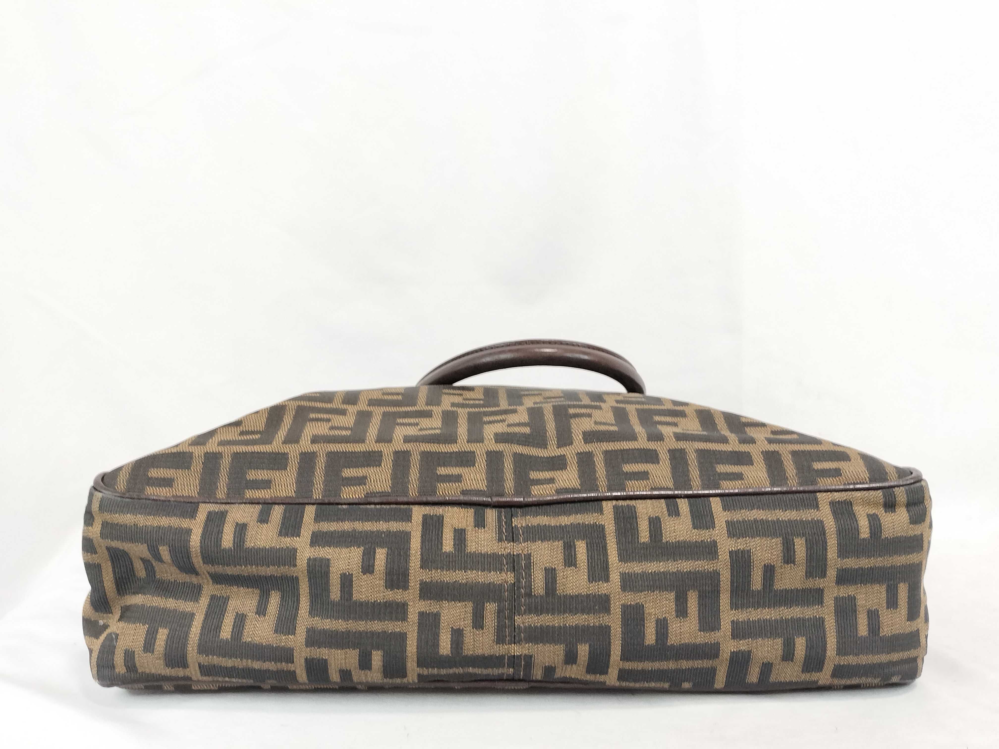 Zucca pattern briefcase business handbag business bag — view 8