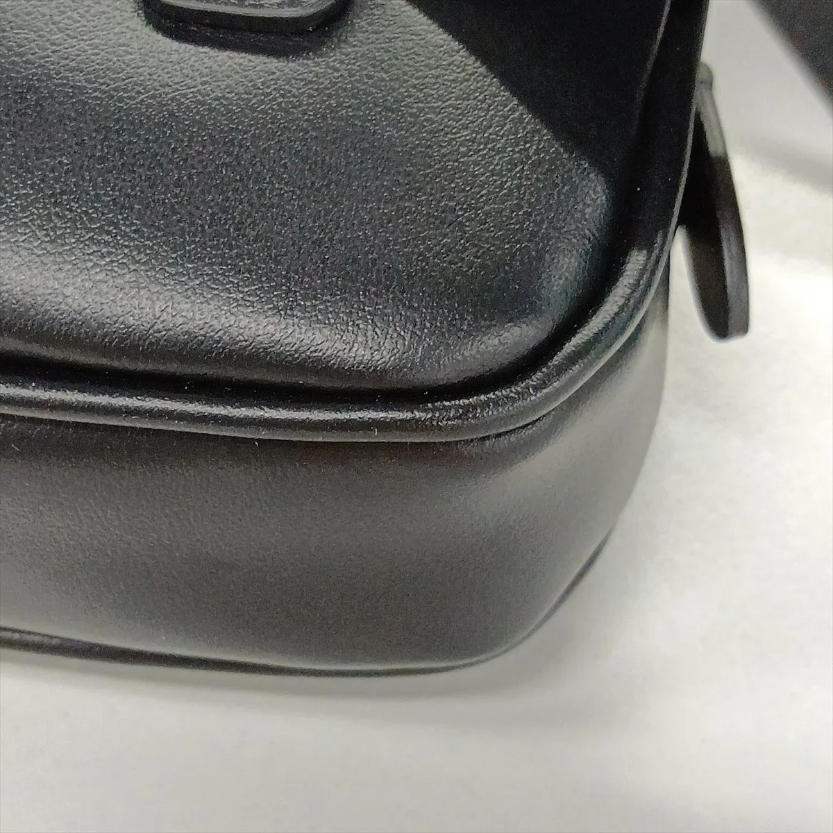 Leather Waist Pouch, Black, DNP104 — view 12