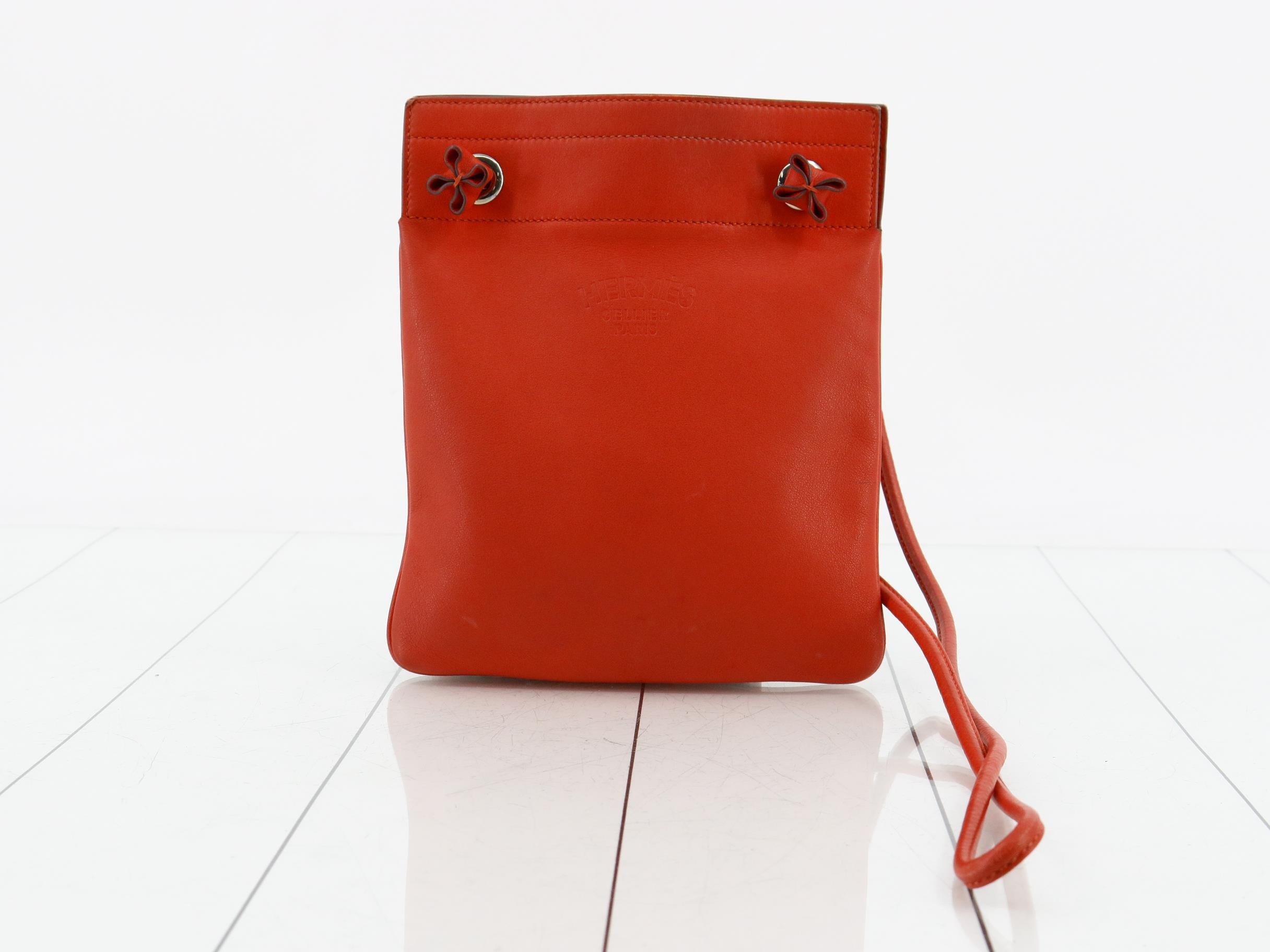 Aline Mini Veau Swift Rouge Coeur