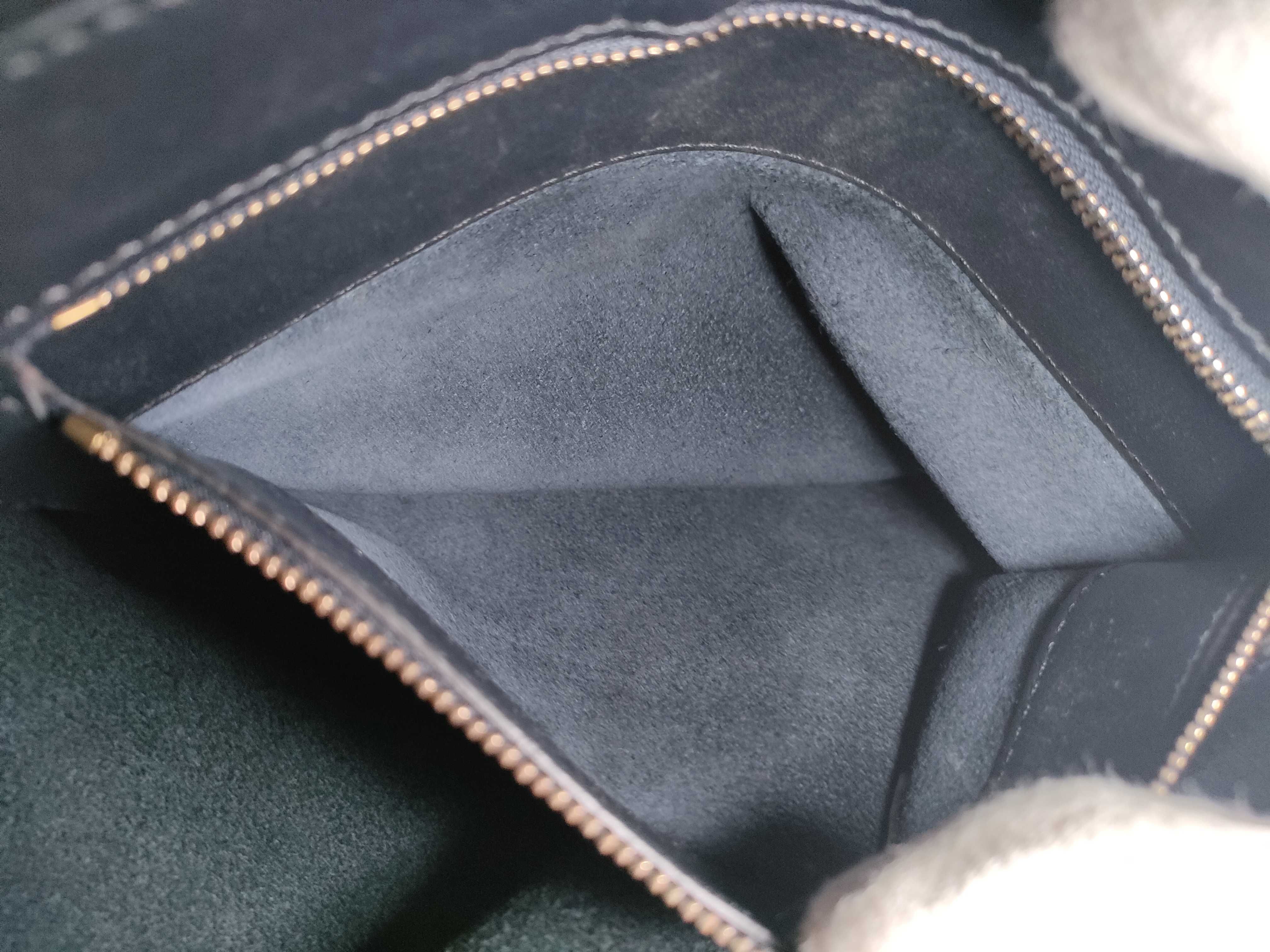 Horizontal Cabas Tote Bag, Black Leather Tote Bag — view 12