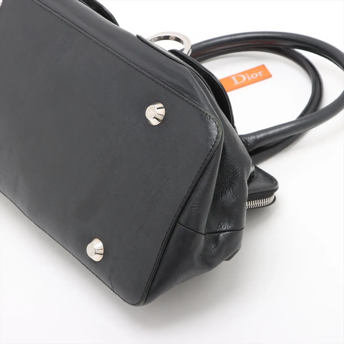 Leather Handbag Black — view 3