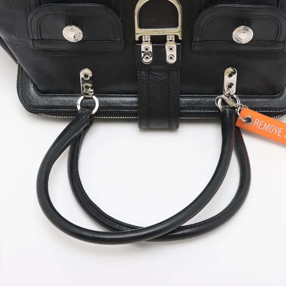 Leather Handbag Black — view 5