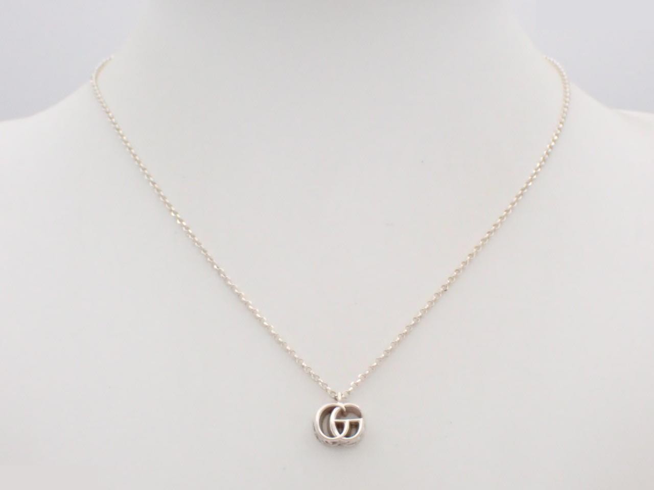 Double G Necklace, 925 Sterling Silver, 5.4g, Chain approx. 43cm — view 3