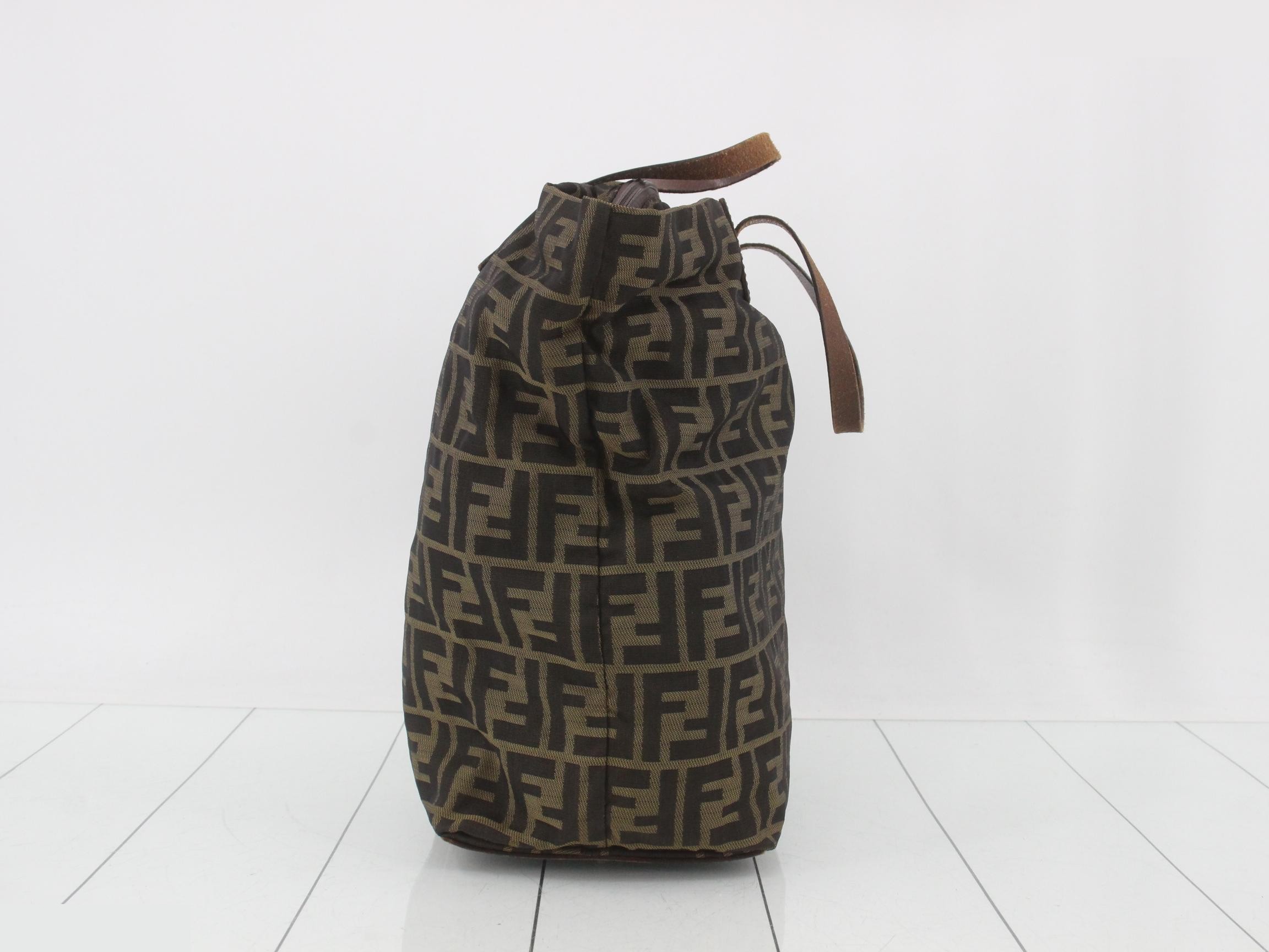 ZUCCA FF pattern tote bag, canvas — view 3