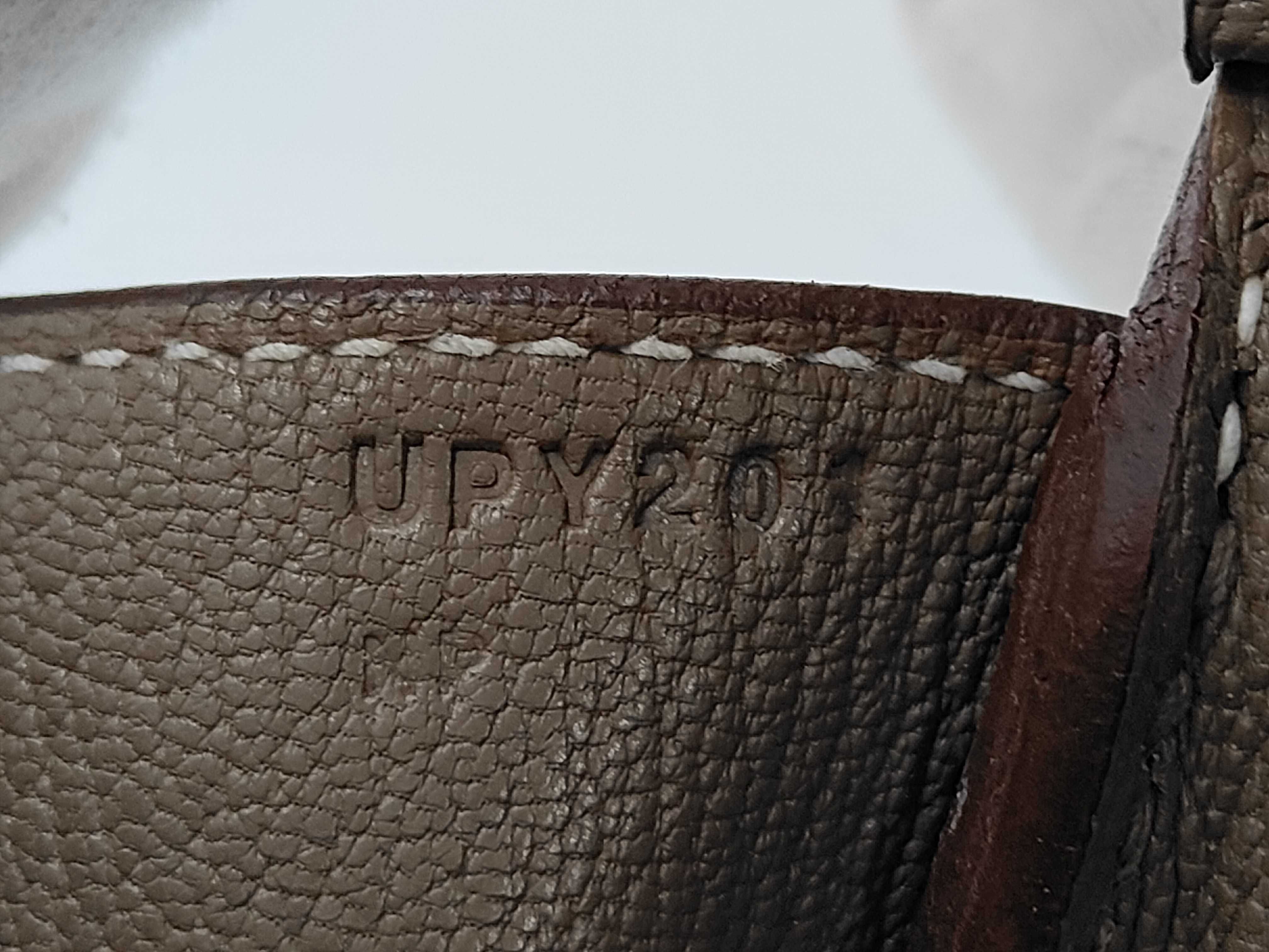 Birkin 35 Togo Etoupe Silver Hardware U Stamp Handbag — view 10