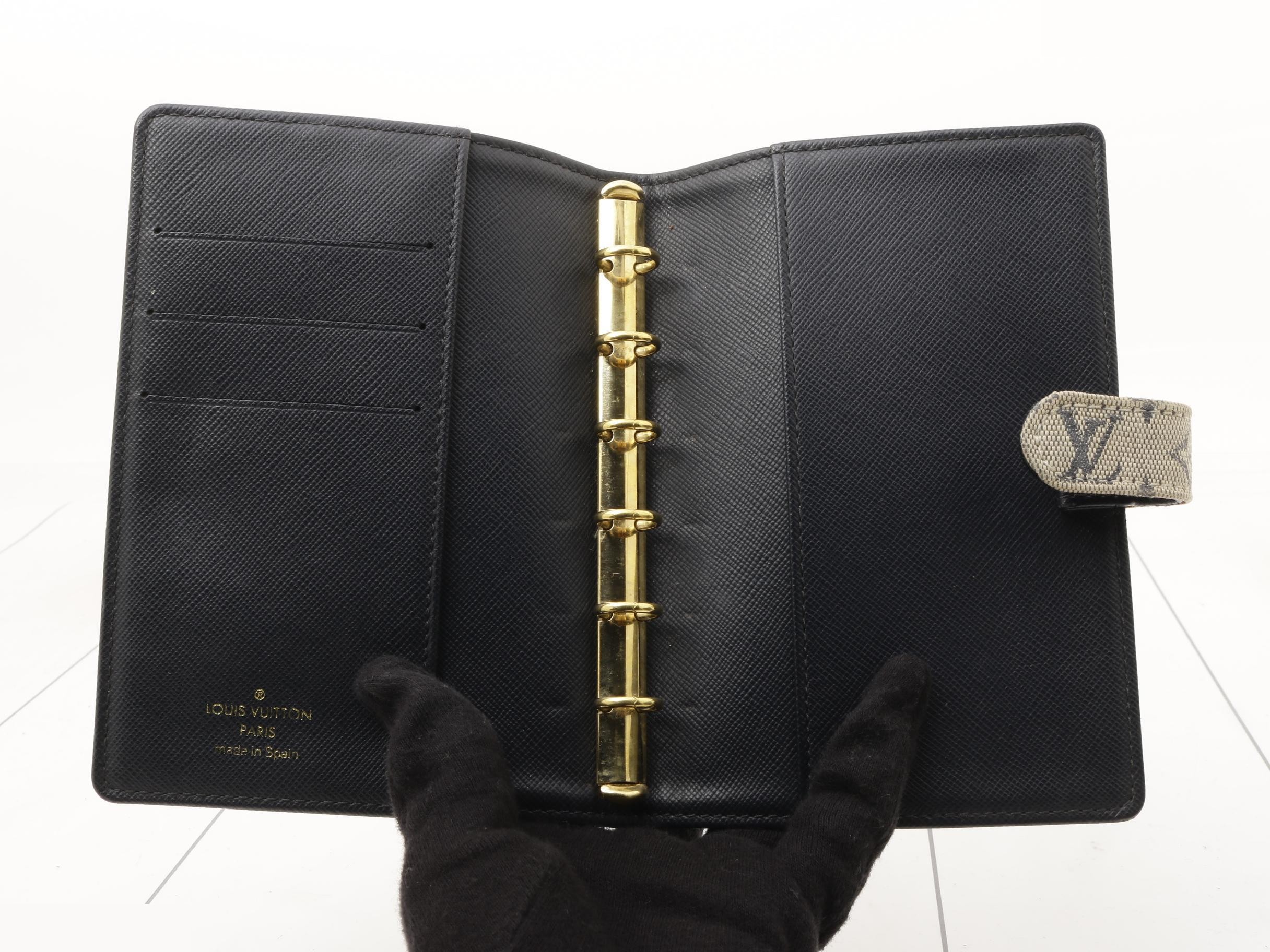 Monogram Mini Agenda Notebook Cover — view 4