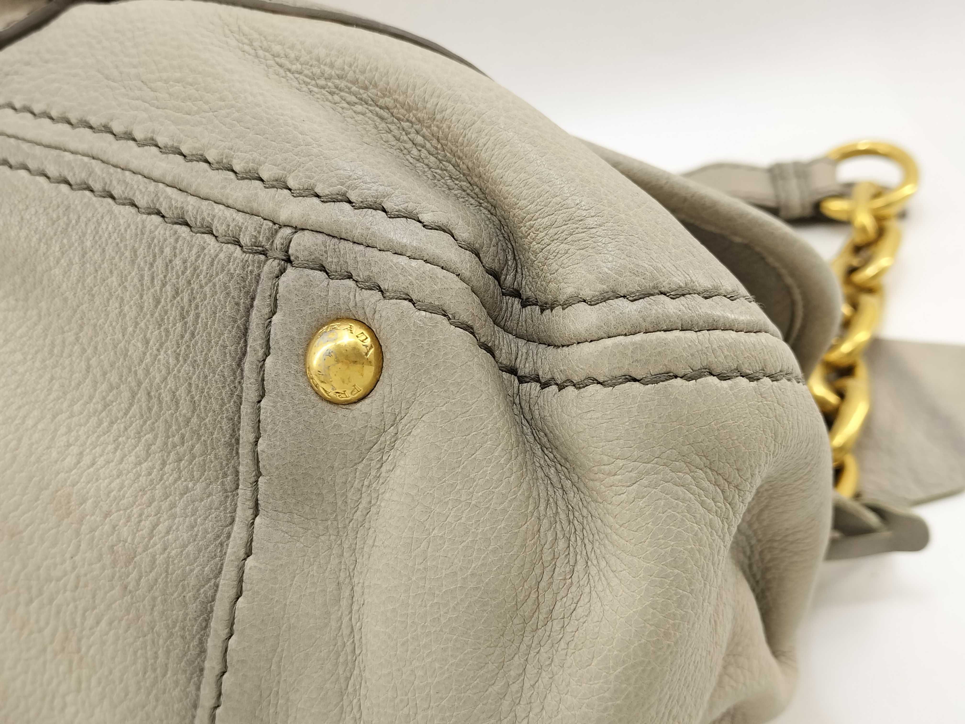 BT0745 Leather Chain Shoulder Bag — view 4