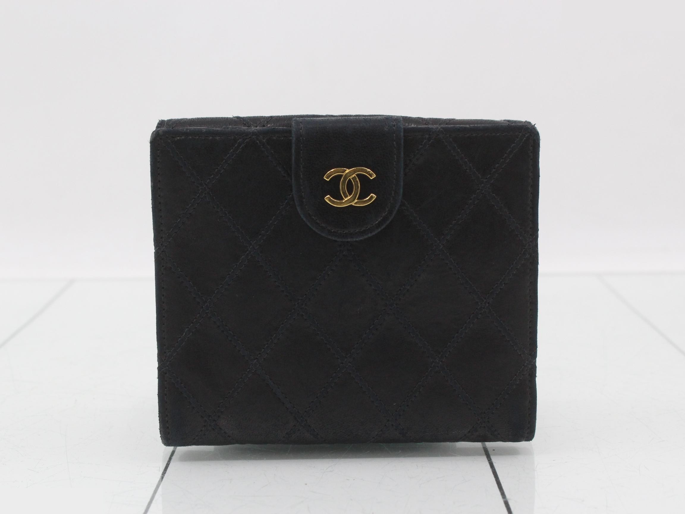 Bicolore Compact Wallet, Black — view 2