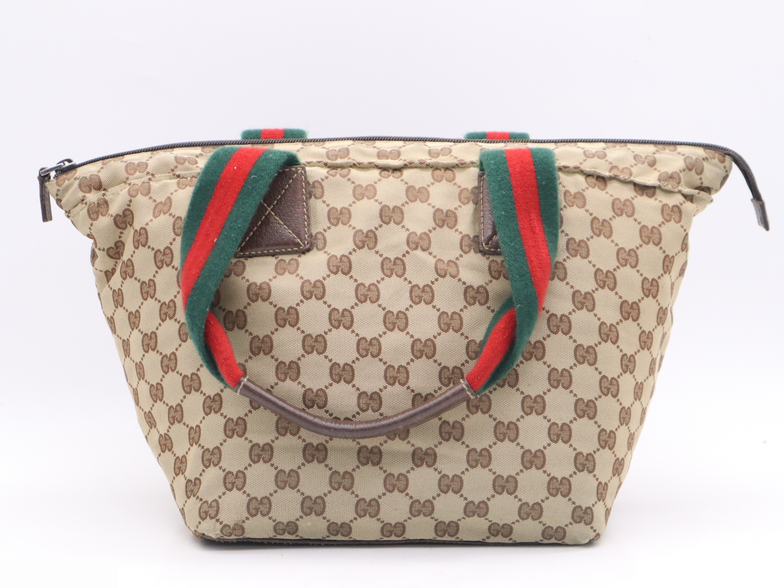 GG Canvas Sherry Line Tote Bag, Beige — view 2