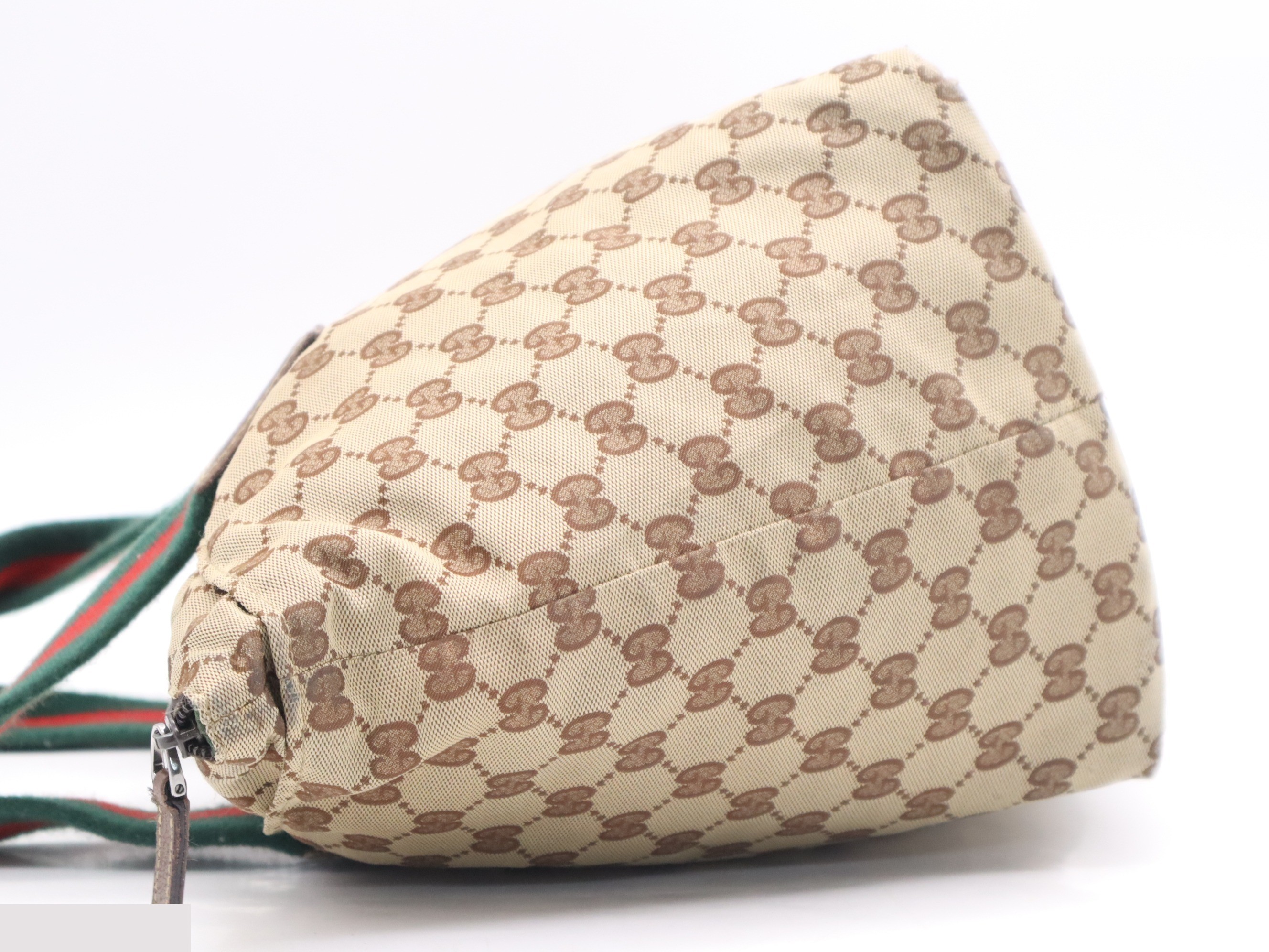 GG Canvas Sherry Line Tote Bag, Beige — view 3