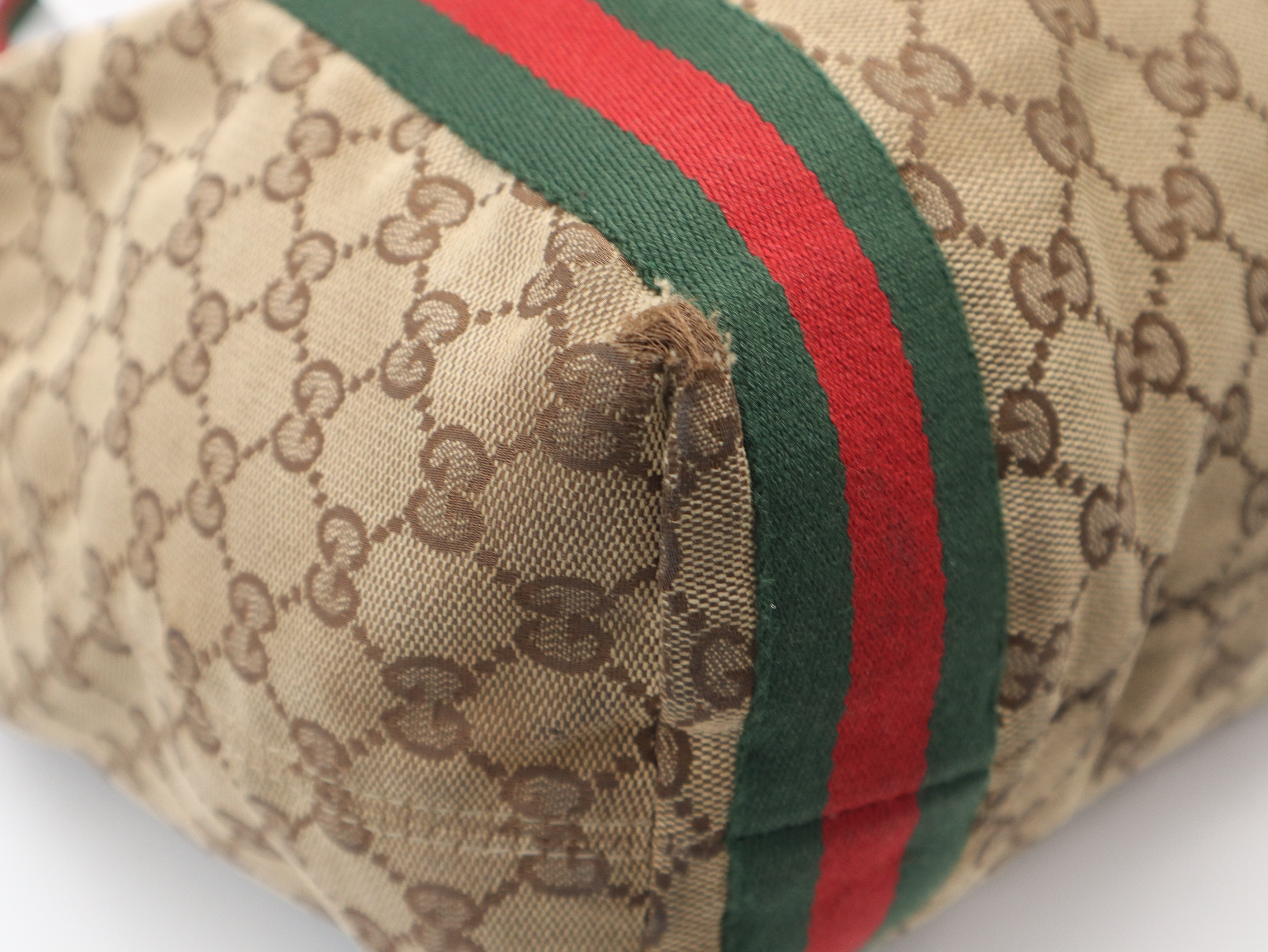 189669 GG Canvas Sherry Line Tote Bag — view 11