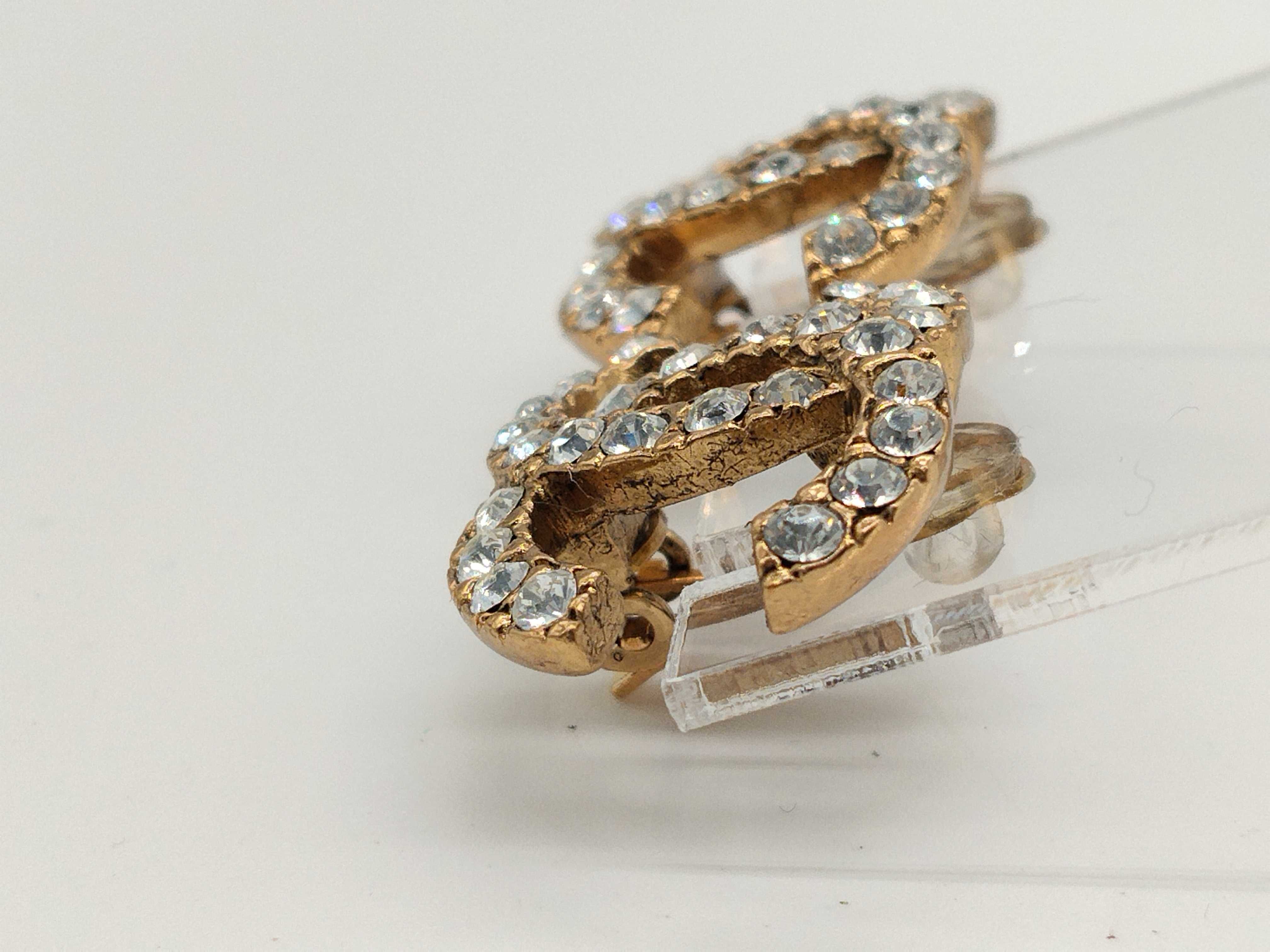 Coco Mark 02A Coco Rhinestone Earrings — view 2