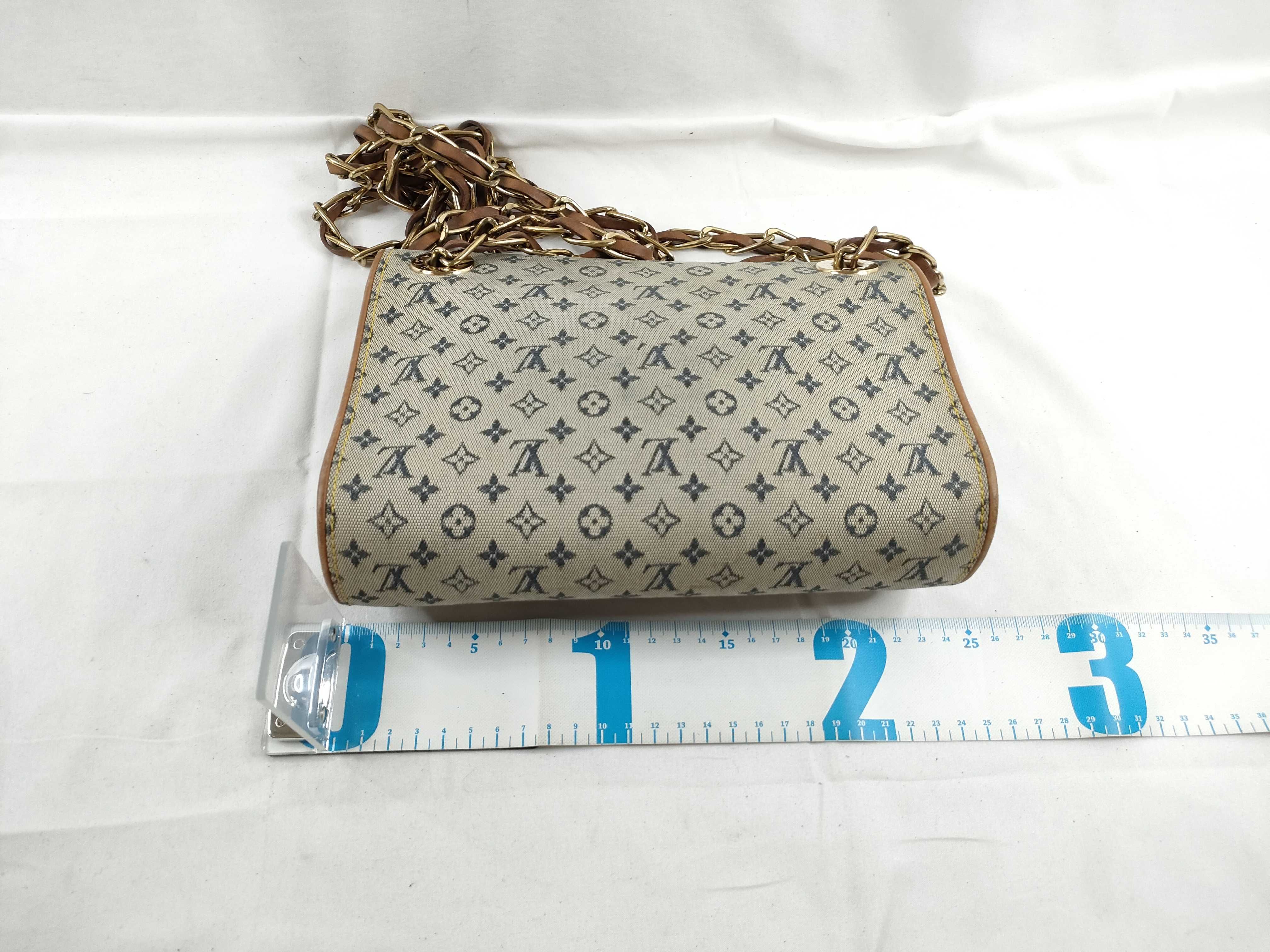 Monogram Mini Louis Vuitton Blue Monogram Mini Camille M92002 Shoulder Bag — view 2