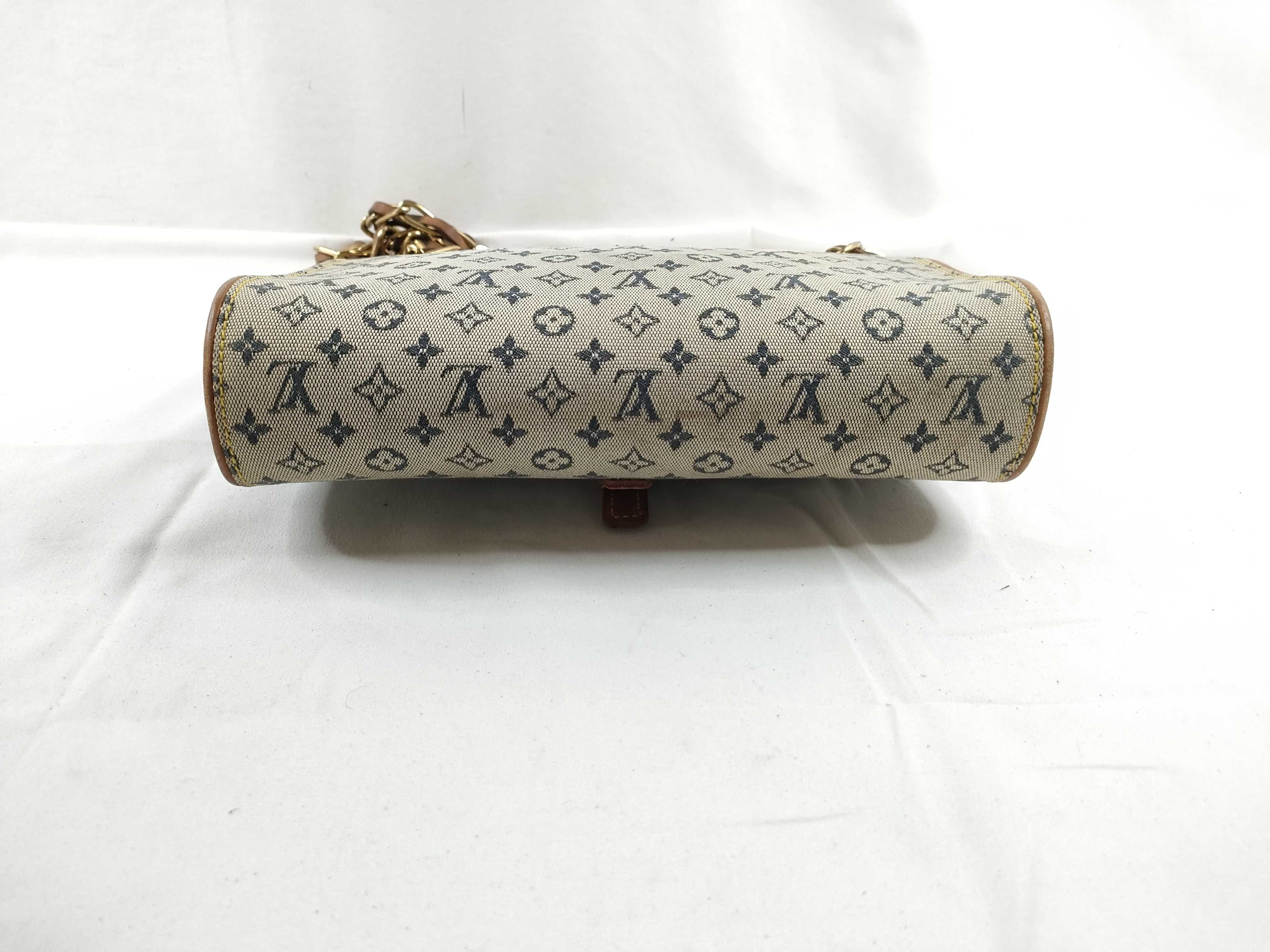 Monogram Mini Louis Vuitton Blue Monogram Mini Camille M92002 Shoulder Bag — view 4