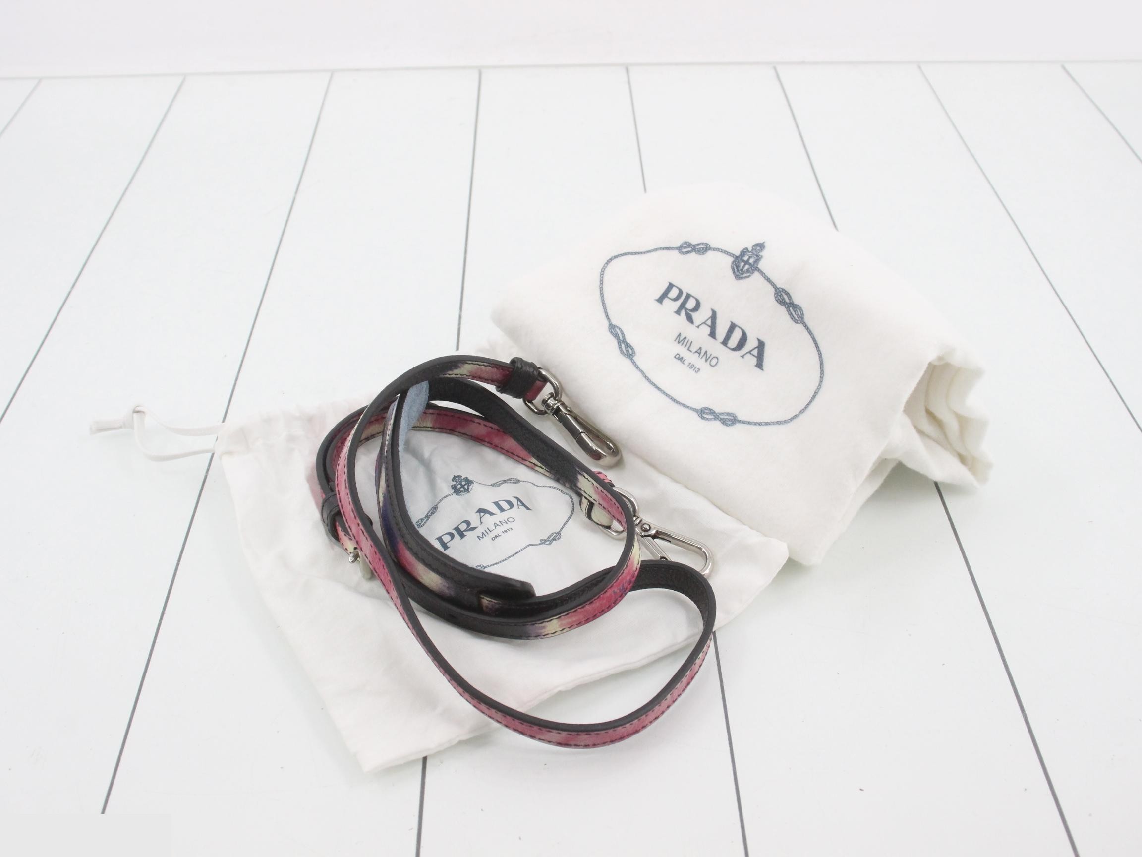 Leather Tie-Dye Shoulder Bag — view 7