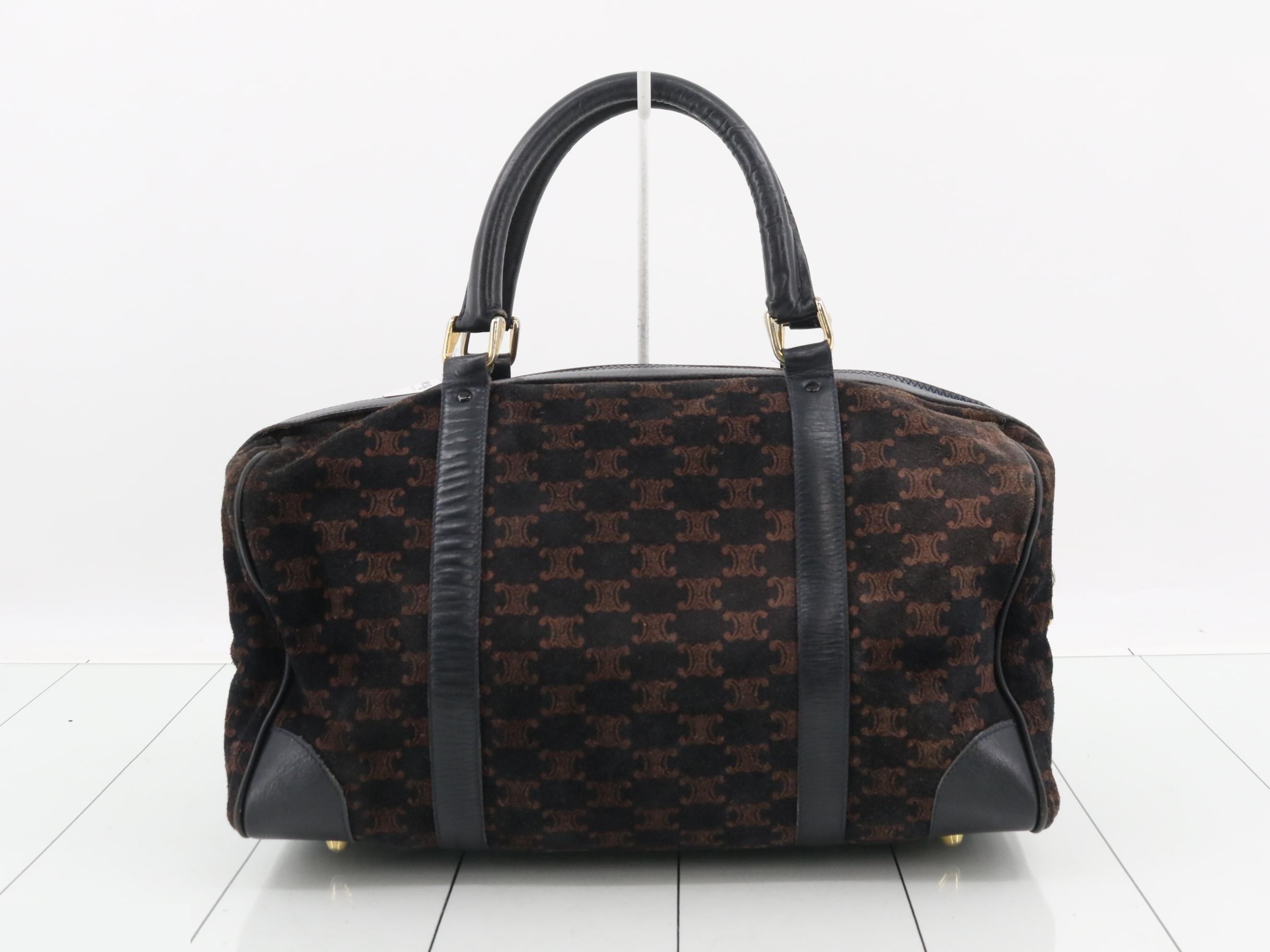 Suede Macadam Mini Boston Bag — view 2
