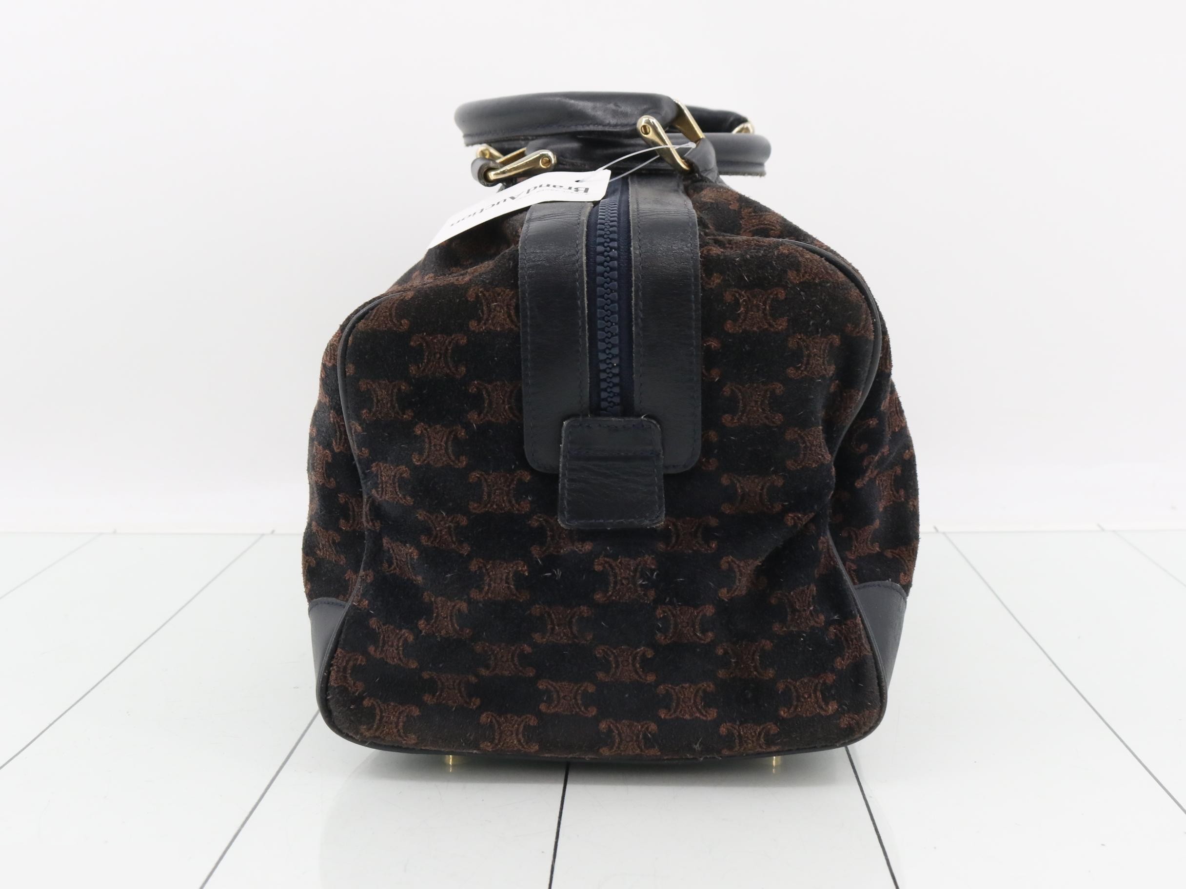 Suede Macadam Mini Boston Bag — view 3
