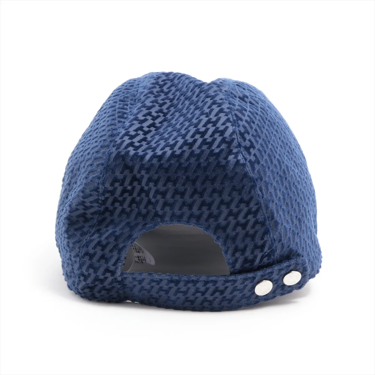 H logo cap 59 cotton navy — view 3